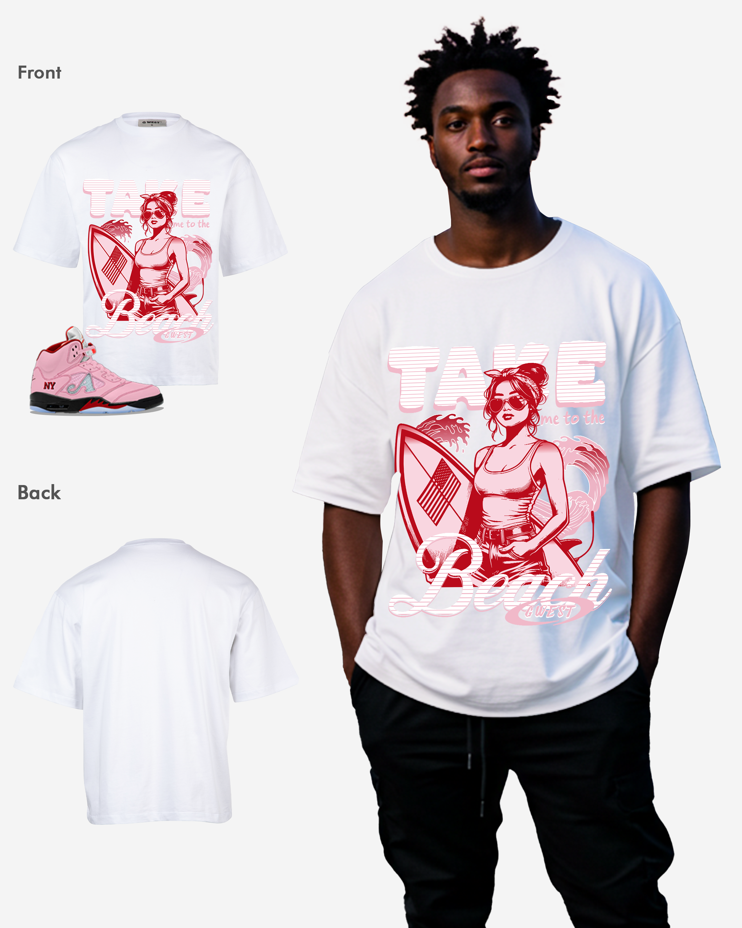 Take Me To The Beach Oversized T-Shirt
