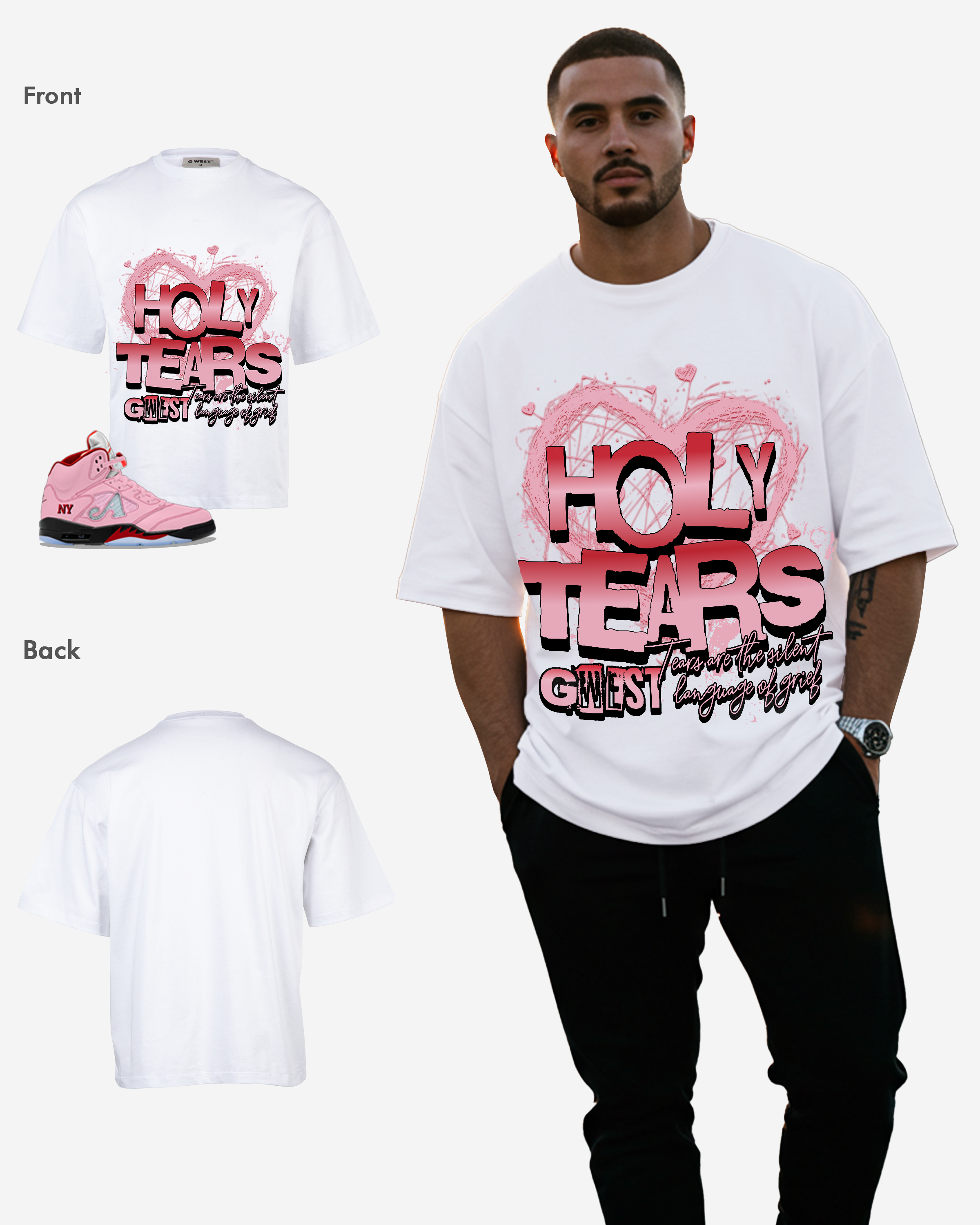 Holy Tears Oversized T-Shirt