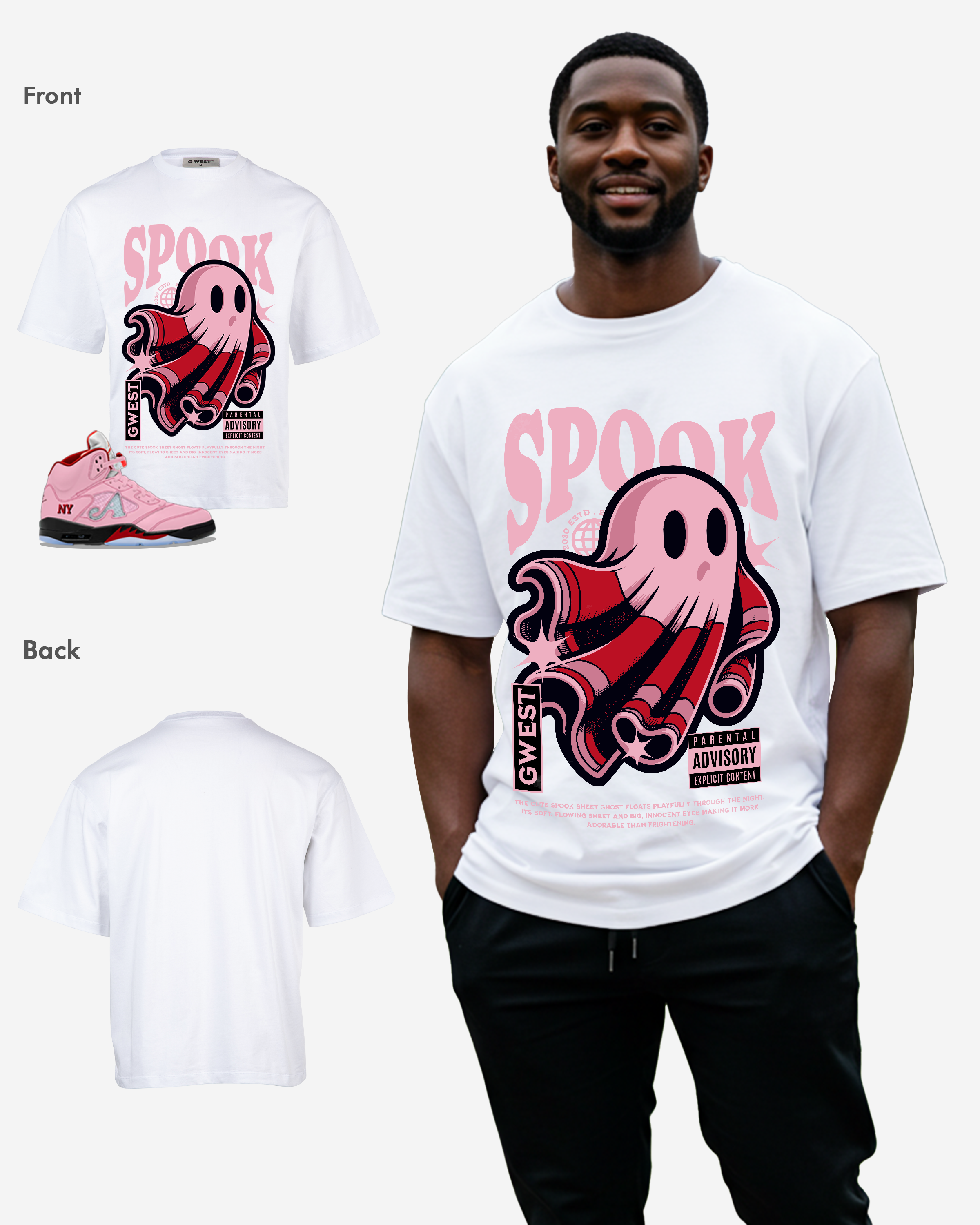 Boo But Not Scary Oversized T-Shirt