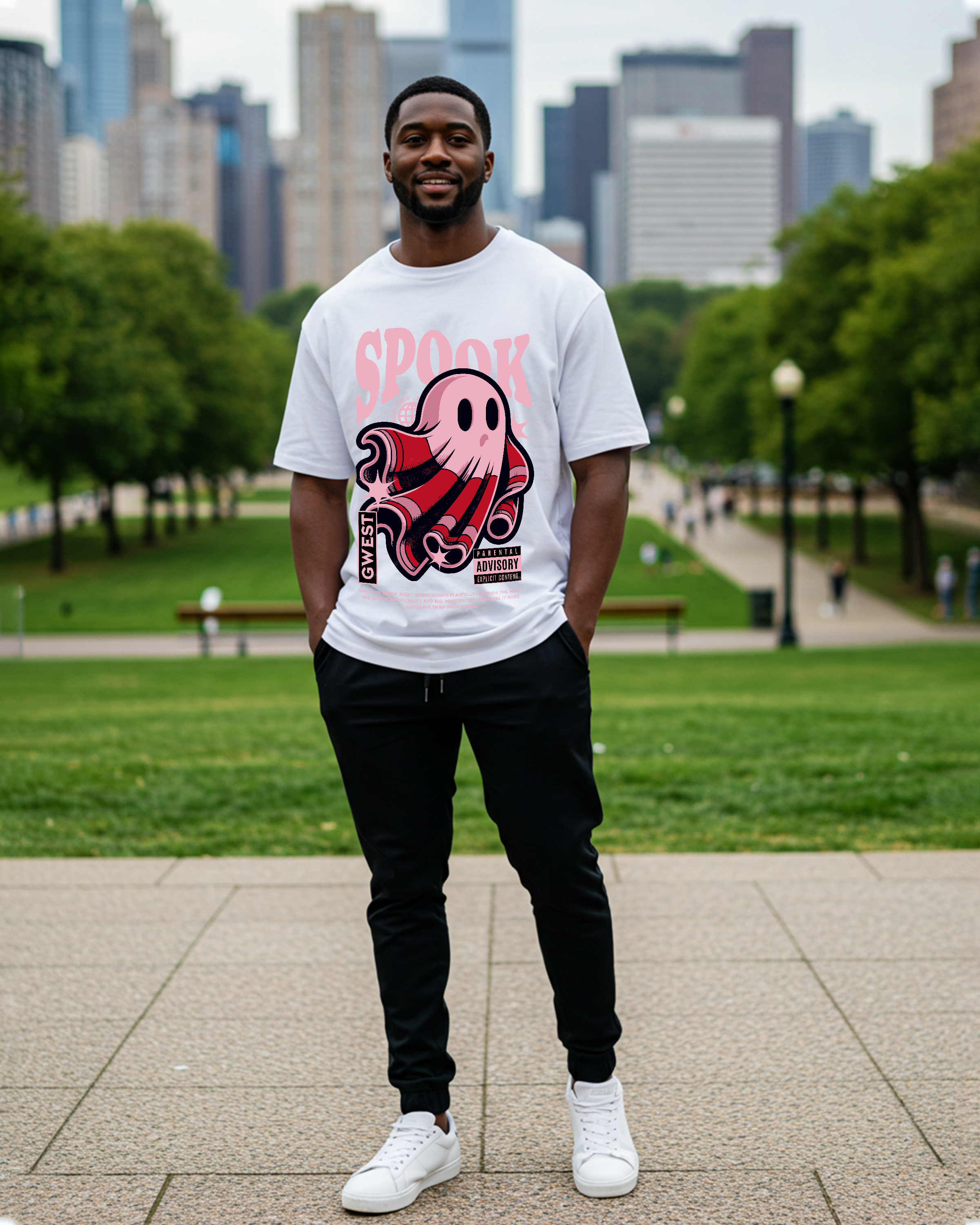 Boo But Not Scary Oversized T-Shirt