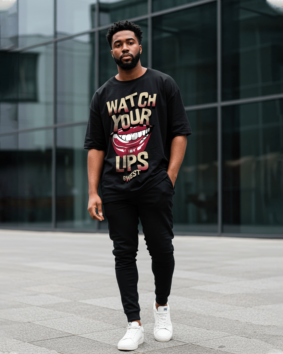 Watch Your Lips Oversized T-Shirt - G West