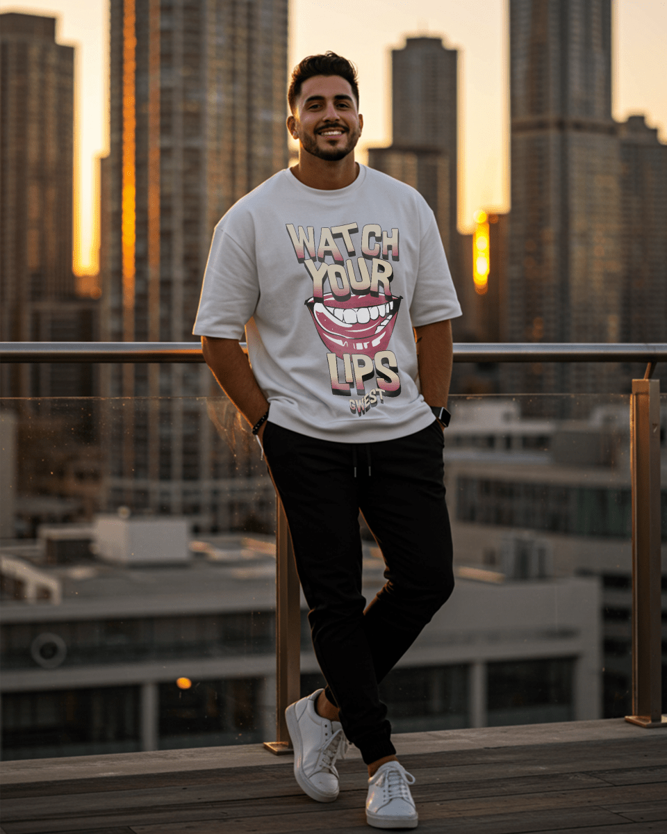 Watch Your Lips Oversized T-Shirt - G West