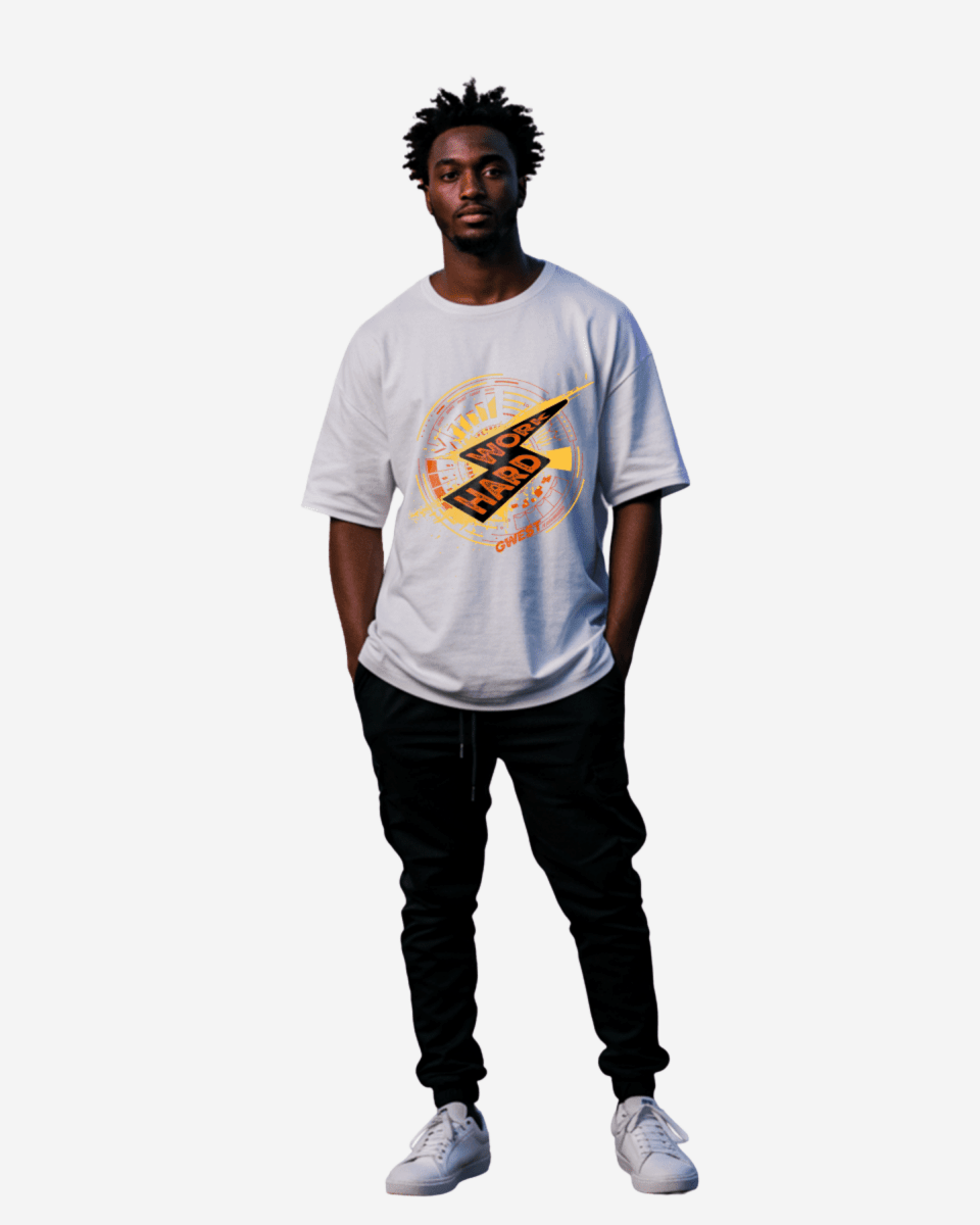 Work Hard Oversized T-Shirt - G West