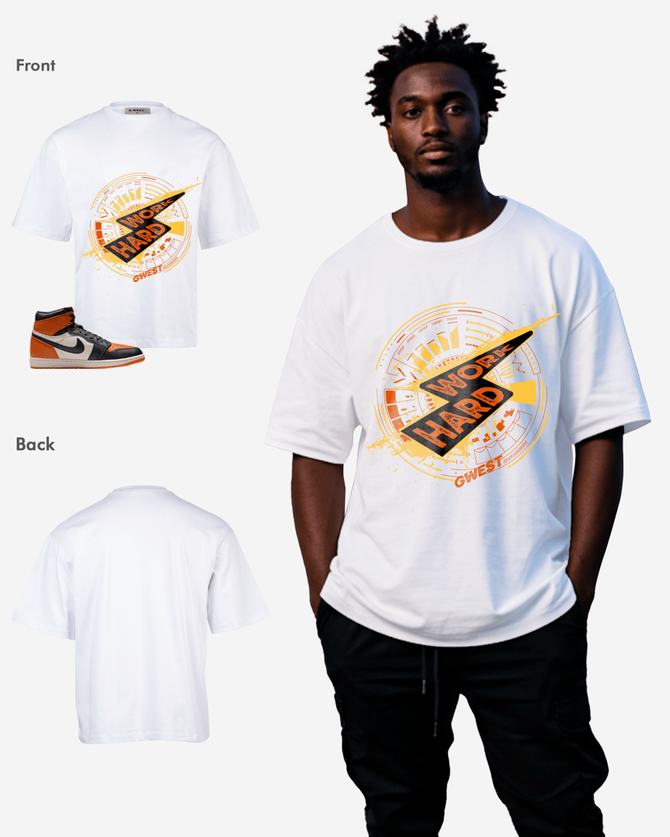 Work Hard Oversized T-Shirt - G West
