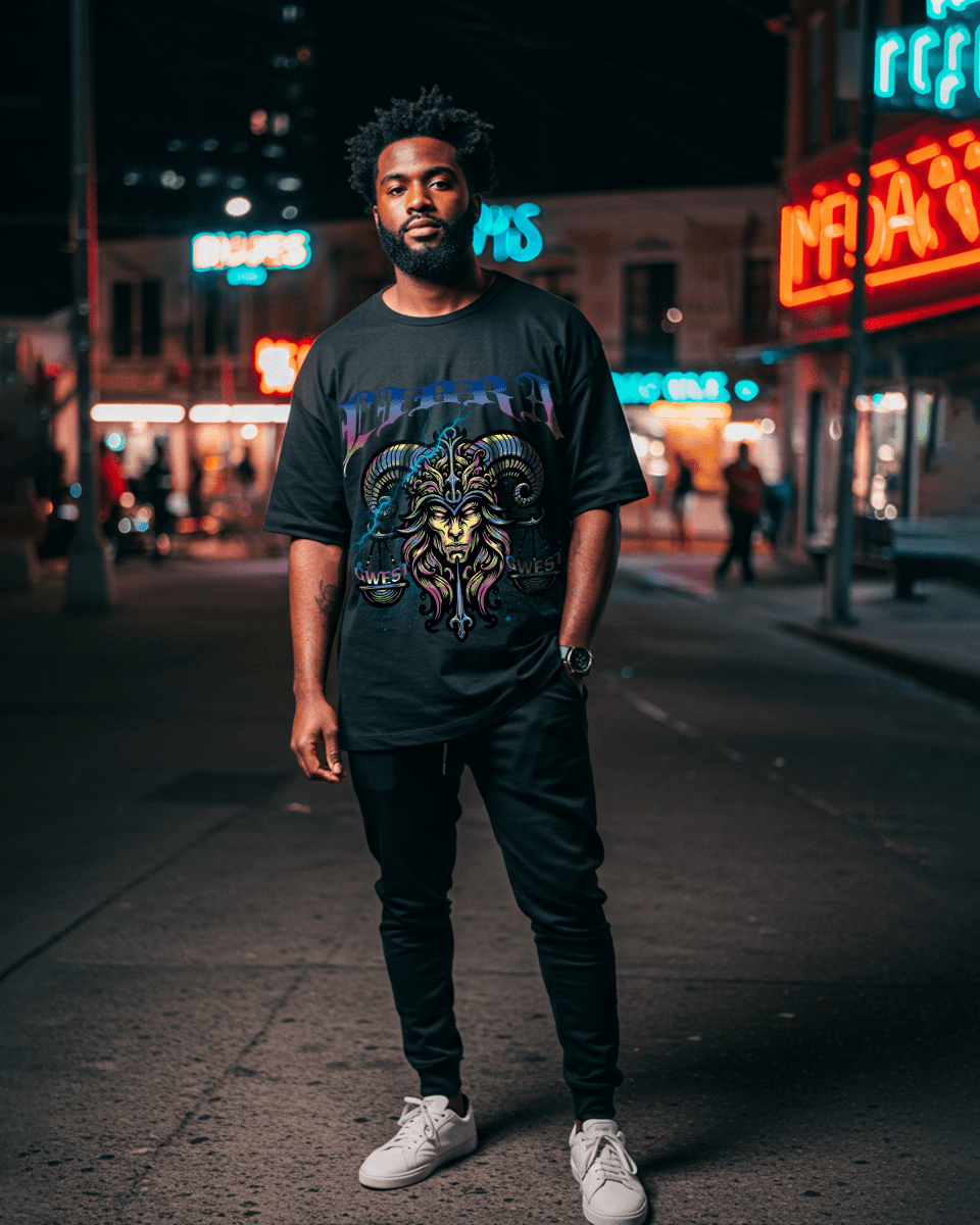 Zodiac Libra Oversized T-Shirt - G West