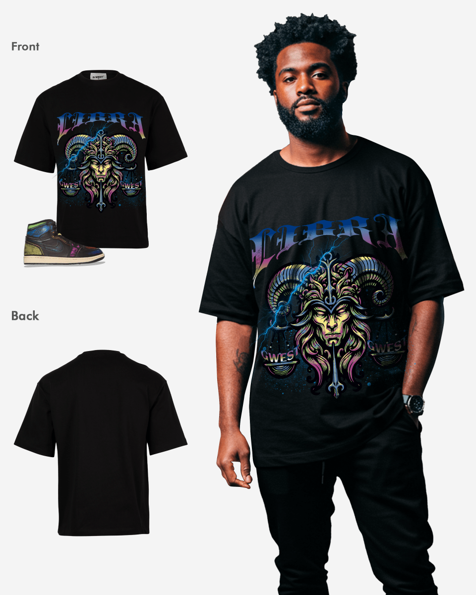 Zodiac Libra Oversized T-Shirt - G West