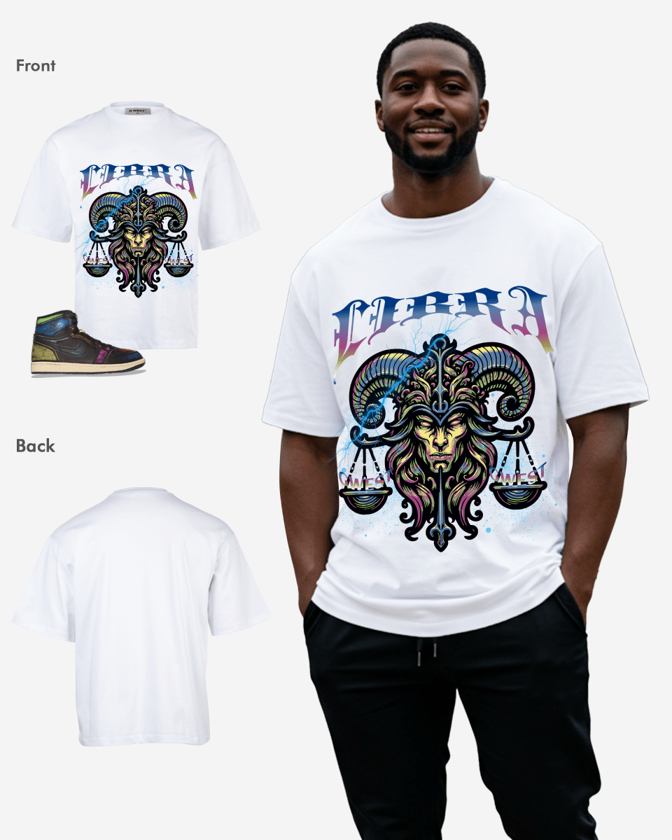Zodiac Libra Oversized T-Shirt - G West