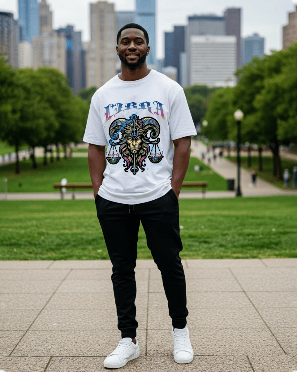 Zodiac Libra Oversized T-Shirt - G West