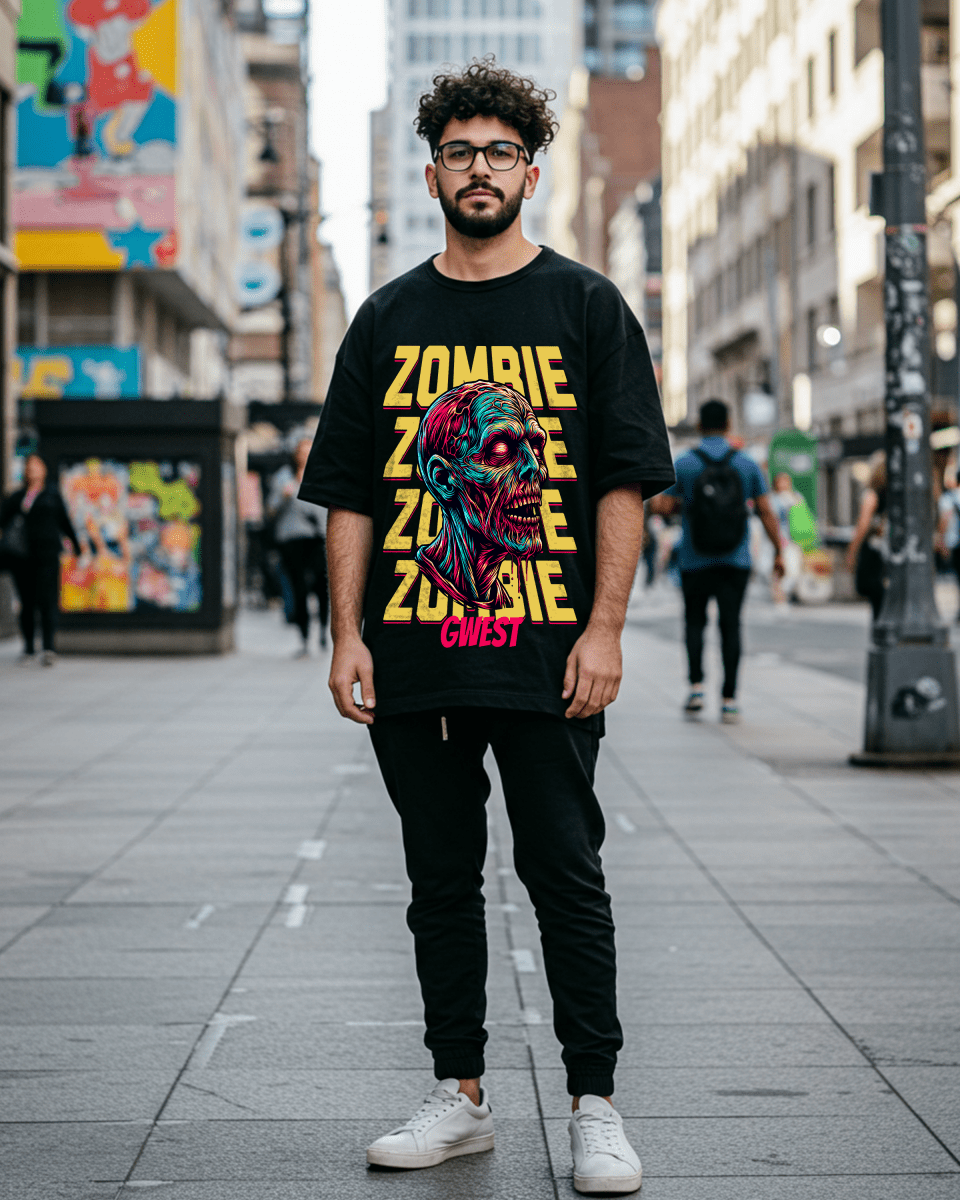 Zombie Apocalypse Oversized T-Shirt - G West