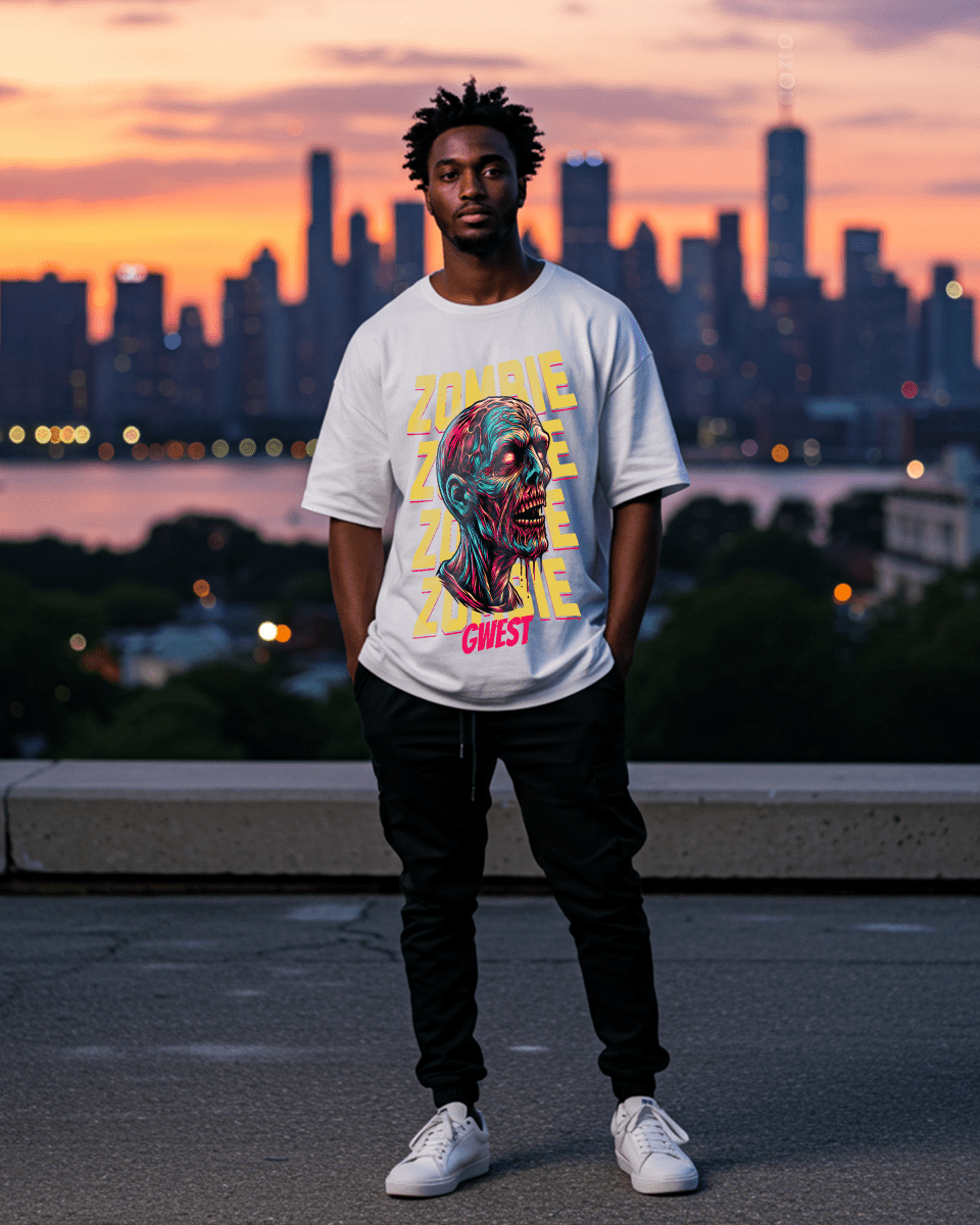Zombie Apocalypse Oversized T-Shirt - G West