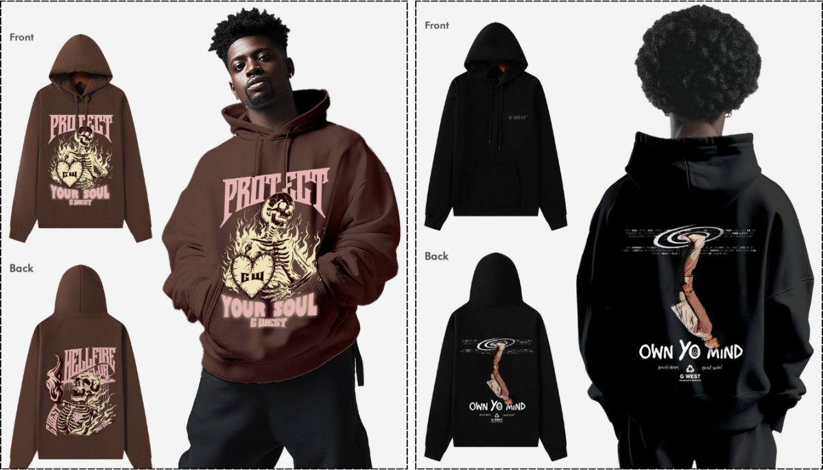 Artistic Hoodies for Trendy Streetwear Style - G West