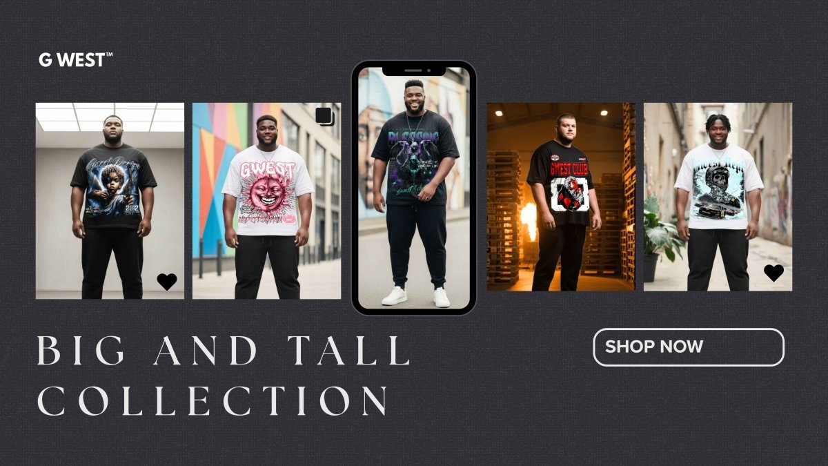 Big & Tall Men’s Clothing & Streetwear | G WEST - G West