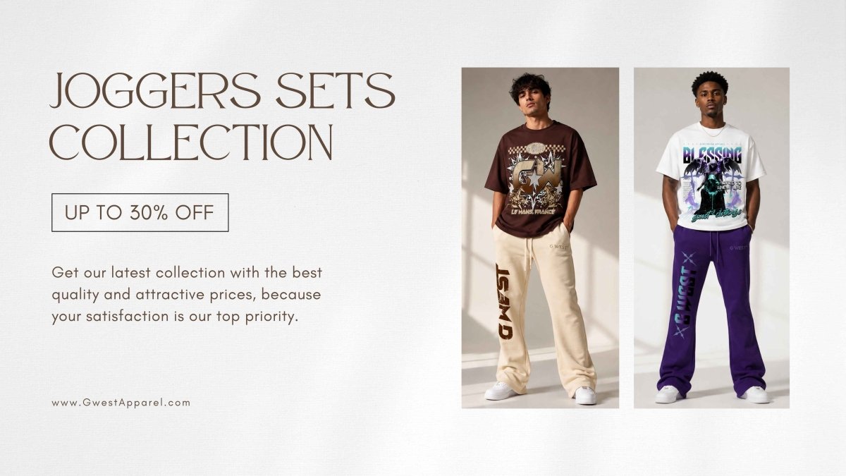 Joggers Sets for Men | Graphic & Streetwear Joggers – G WEST - G West