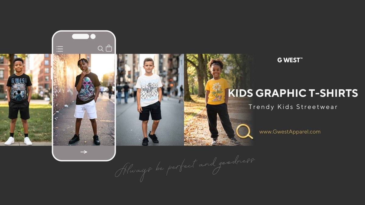 Kids Graphic T-Shirts – Trendy Kids Streetwear | G WEST - G West