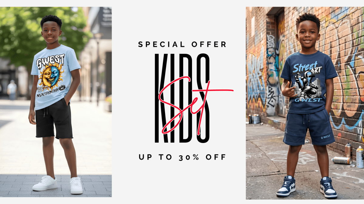 Kids Sets | Matching T-Shirt & Shorts Sets for Kids | G WEST - G West