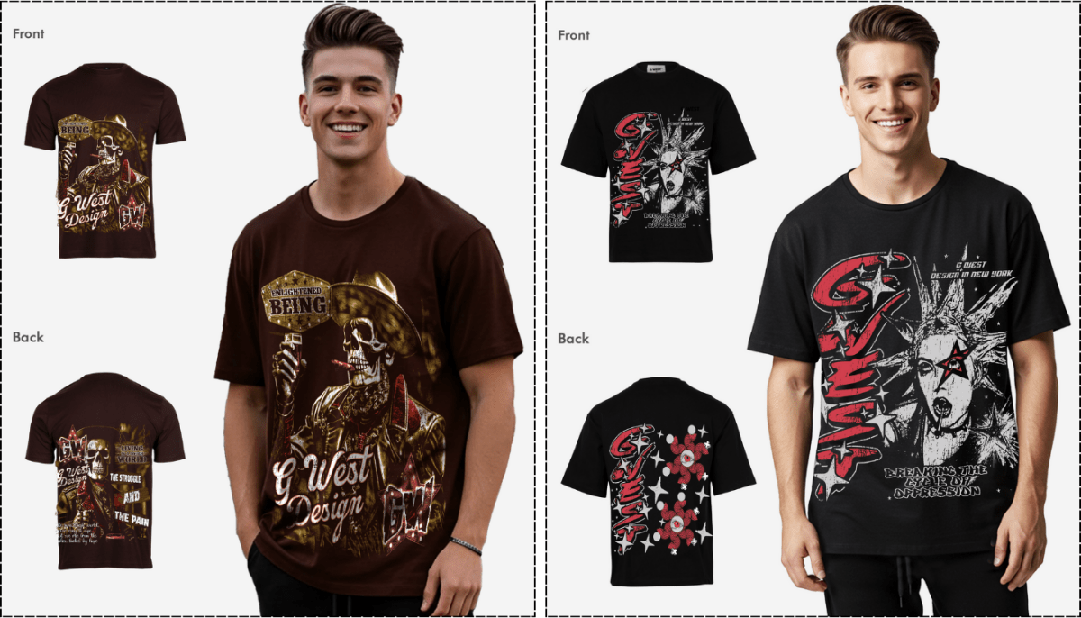 Mens Best Graphic Tees: Trendy & Sustainable Styles - G West