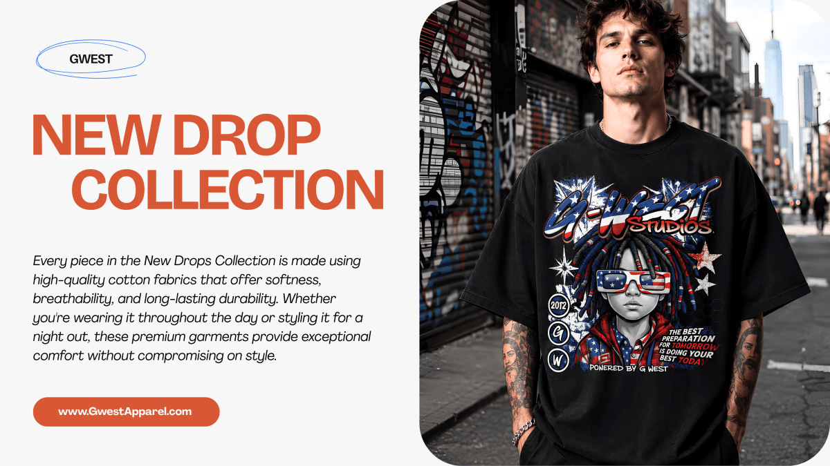New Drops Collection | Latest Streetwear & Graphic T-Shirts – G WEST Apparel - G West