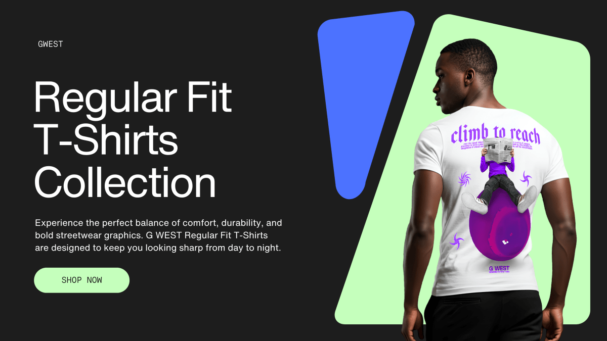 Regular Fit T-Shirts | Everyday Comfort & Bold Graphics | G WEST - G West