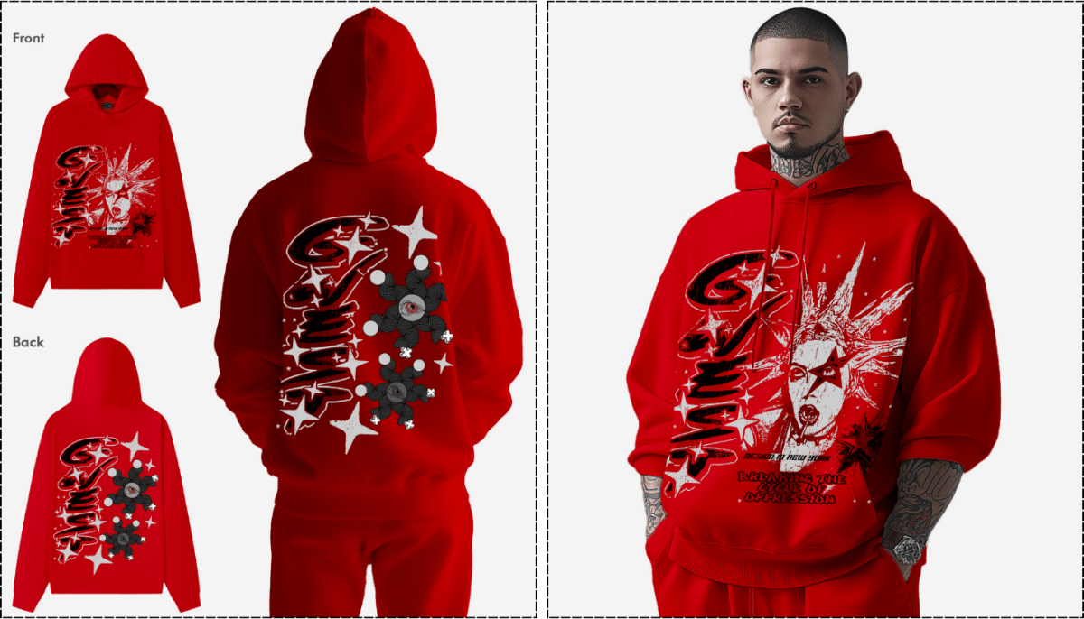 Shop Graphic Hoodies: Black, Red & Sustainable Streetwear - G West