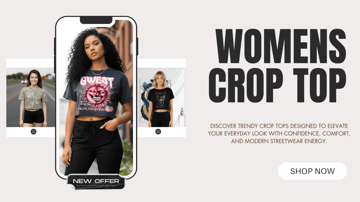 Women’s Crop Tops – Bold Style, Confident Vibes & Everyday Comfort - G West