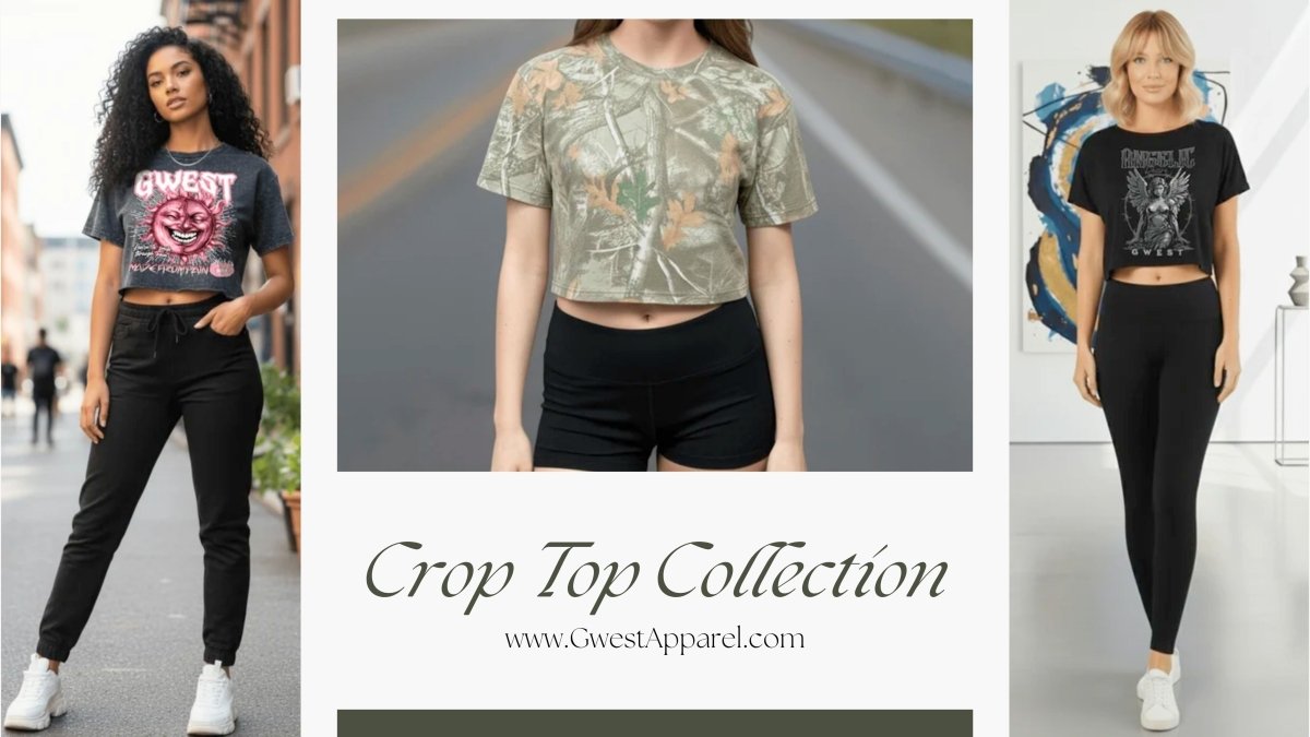 Women's Crop Tops | Stylish Graphic Crop Tops – G WEST - G West