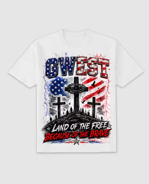G WEST BRAVE NATION T-SHIRT
