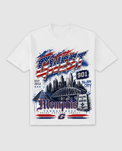 G WEST RHINESTONE BLUFF CITY T-SHIRT