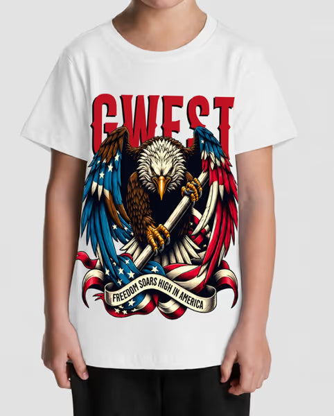 G WEST KIDS FREEDOM T-SHIRT