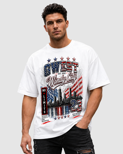G WEST WINDY CITY T-SHIRT