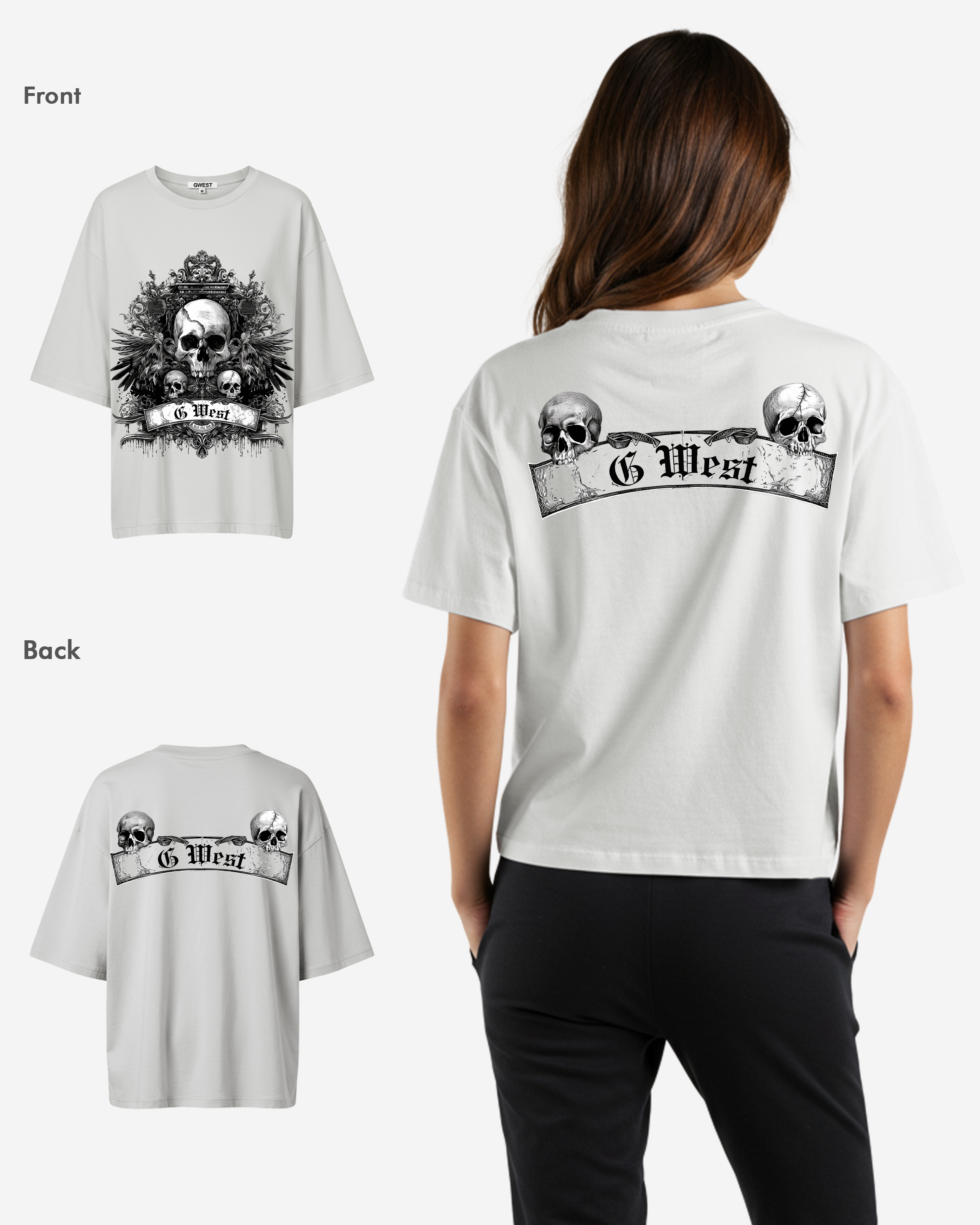G West Hell City Oversized Tee - WOMEN - G West