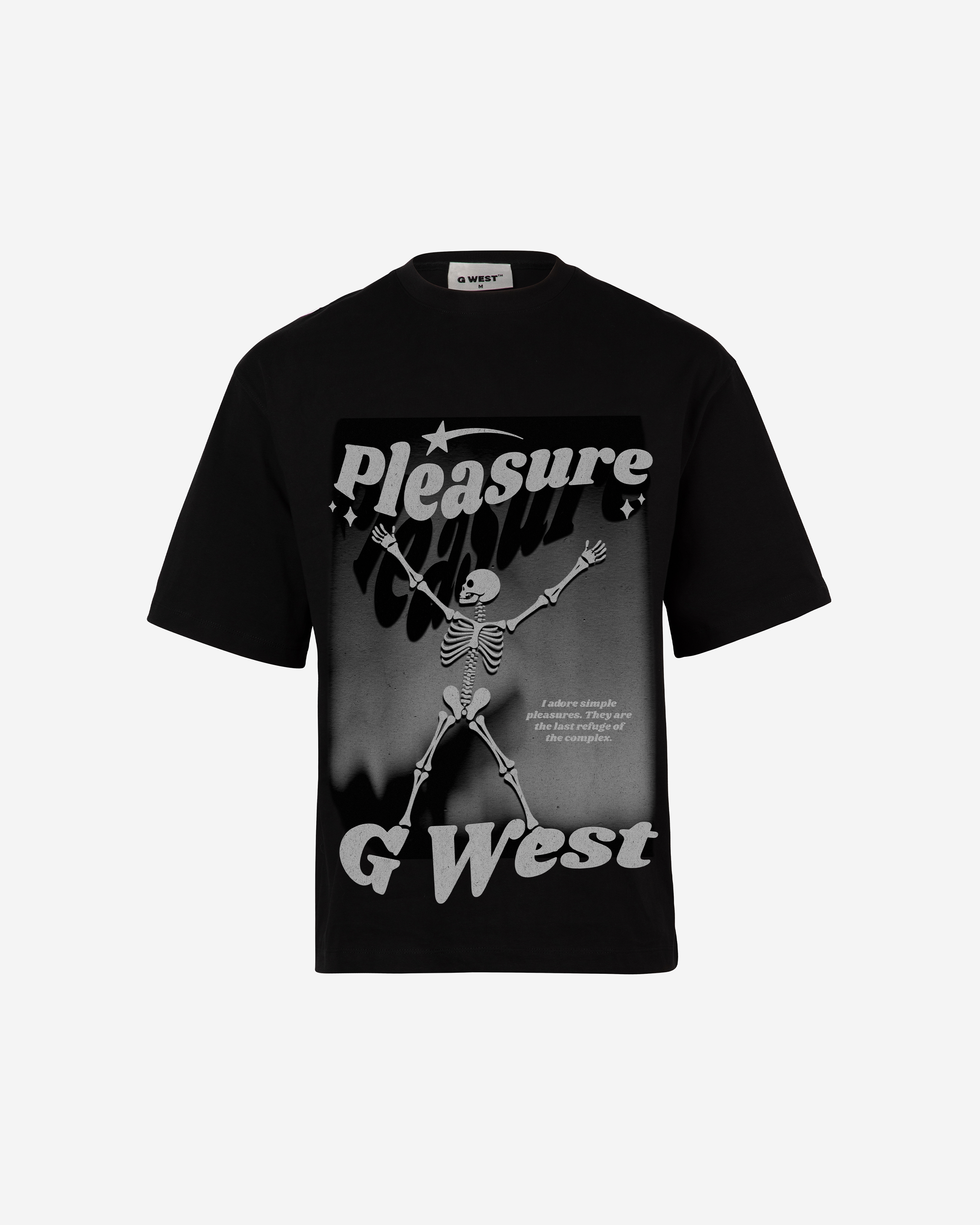 G-WEST PLEASURE OVERSIZED TEE GWROJMT208 - G West
