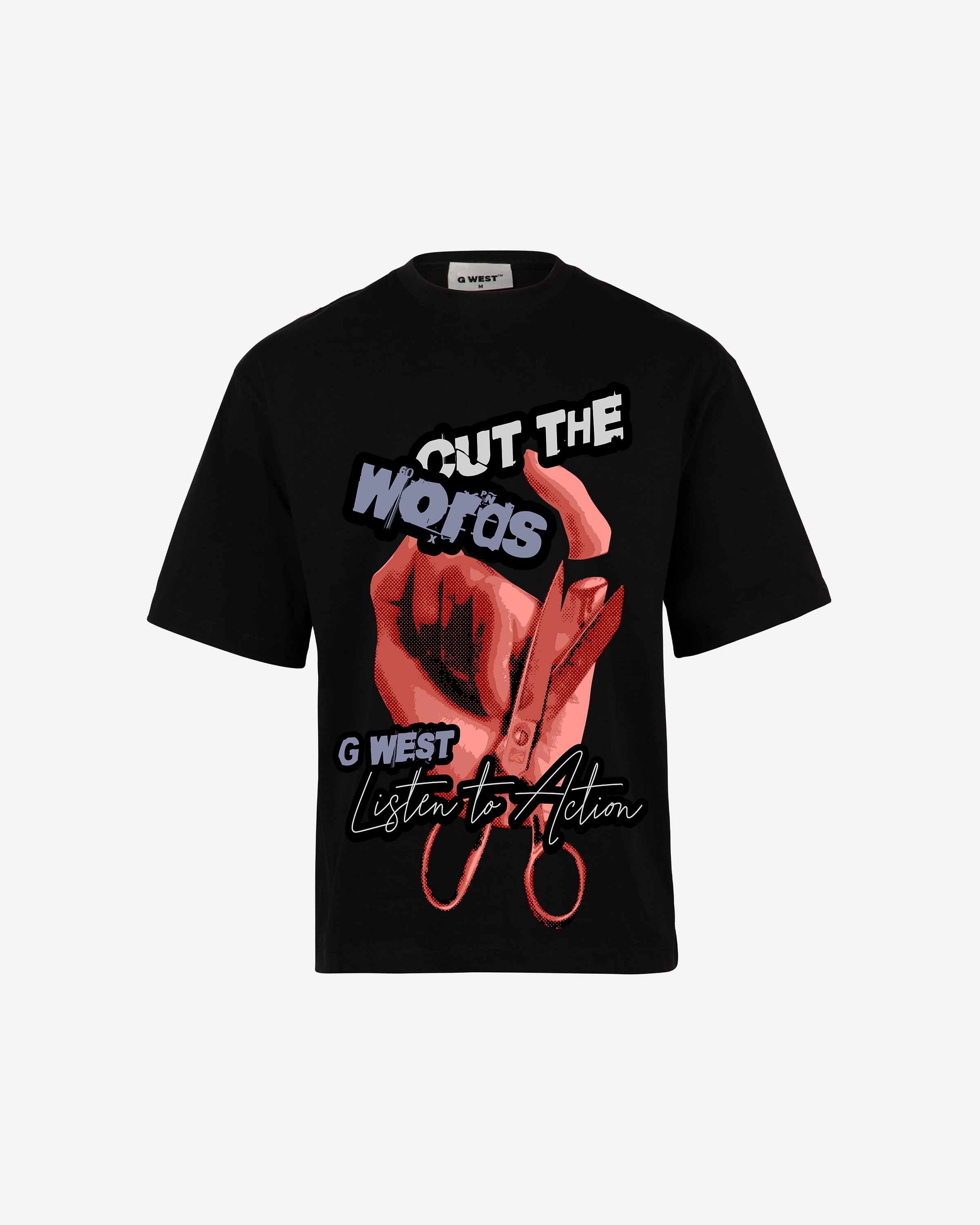 G-WEST ACTION OVERSIZED TEE GWROJMT95 - G West