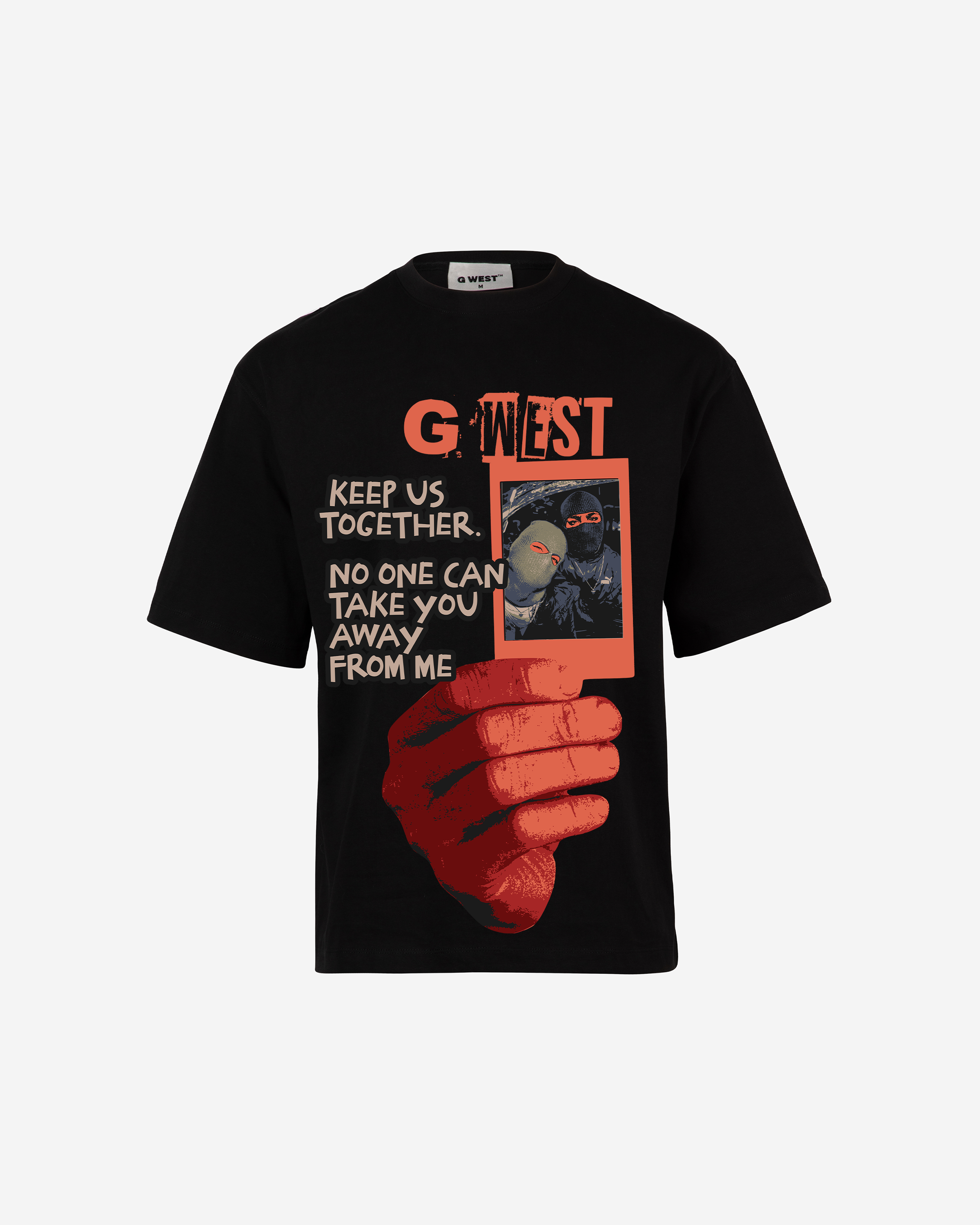 G-WEST KEEP VS TOGETHER OVERSIZED TEE GWROJMT97 - G West