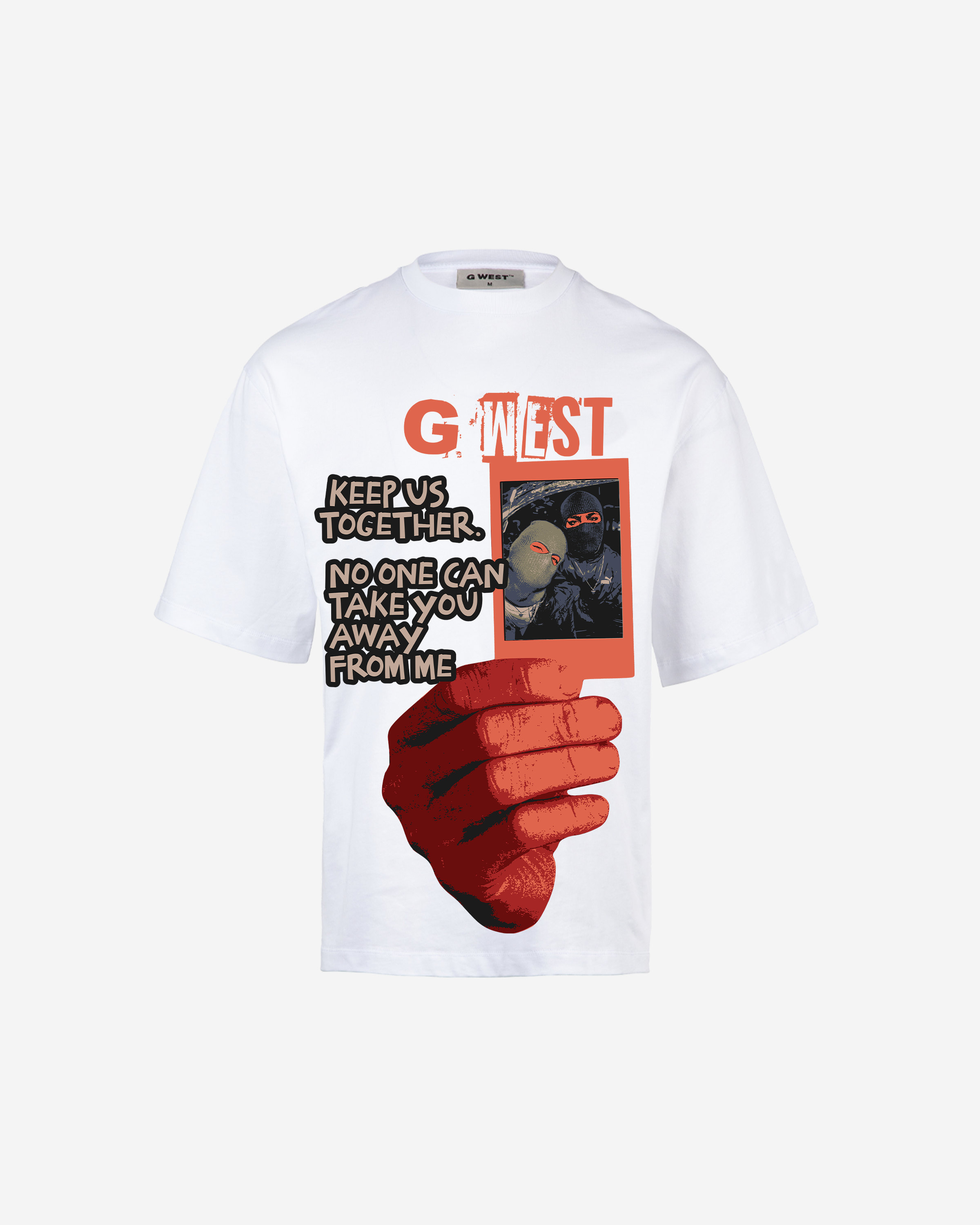 G-WEST KEEP VS TOGETHER OVERSIZED TEE GWROJMT97 - G West