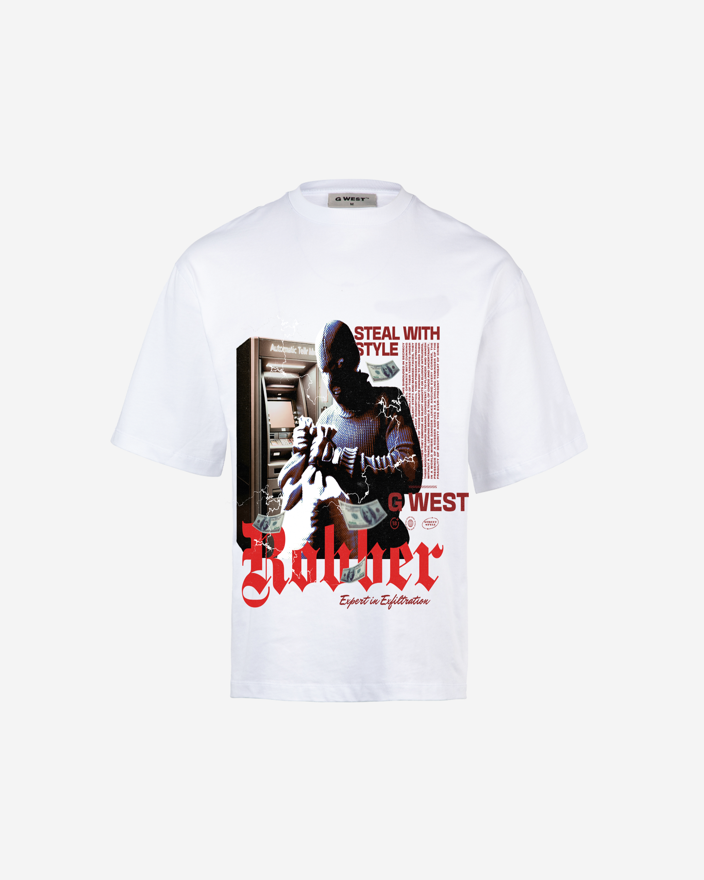 G-WEST ROBBER OVERSIZED TEE GWROJMT116 - G West