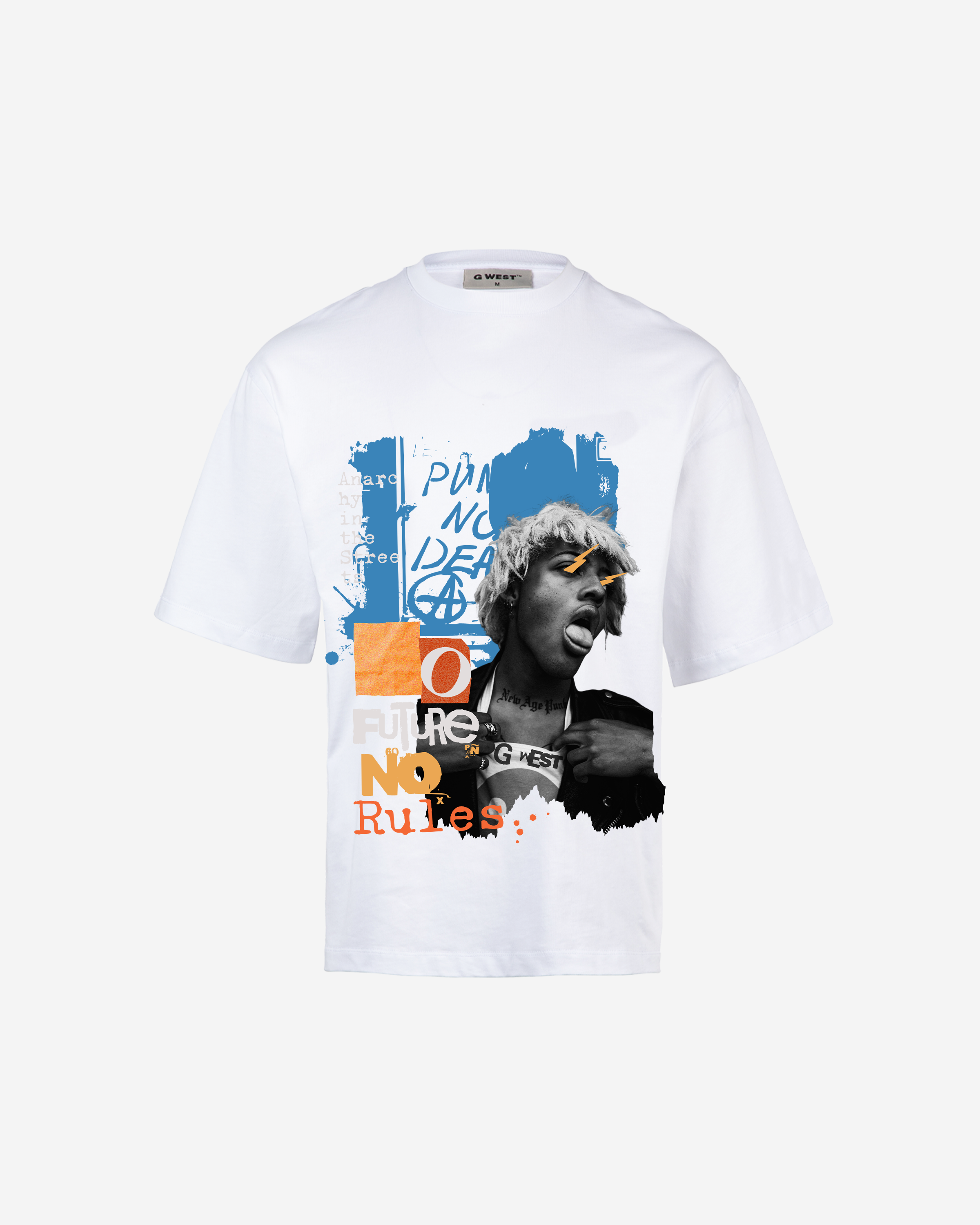 G-WEST FUTURE NO RULES OVERSIZED TEE GWROJMT117 - G West