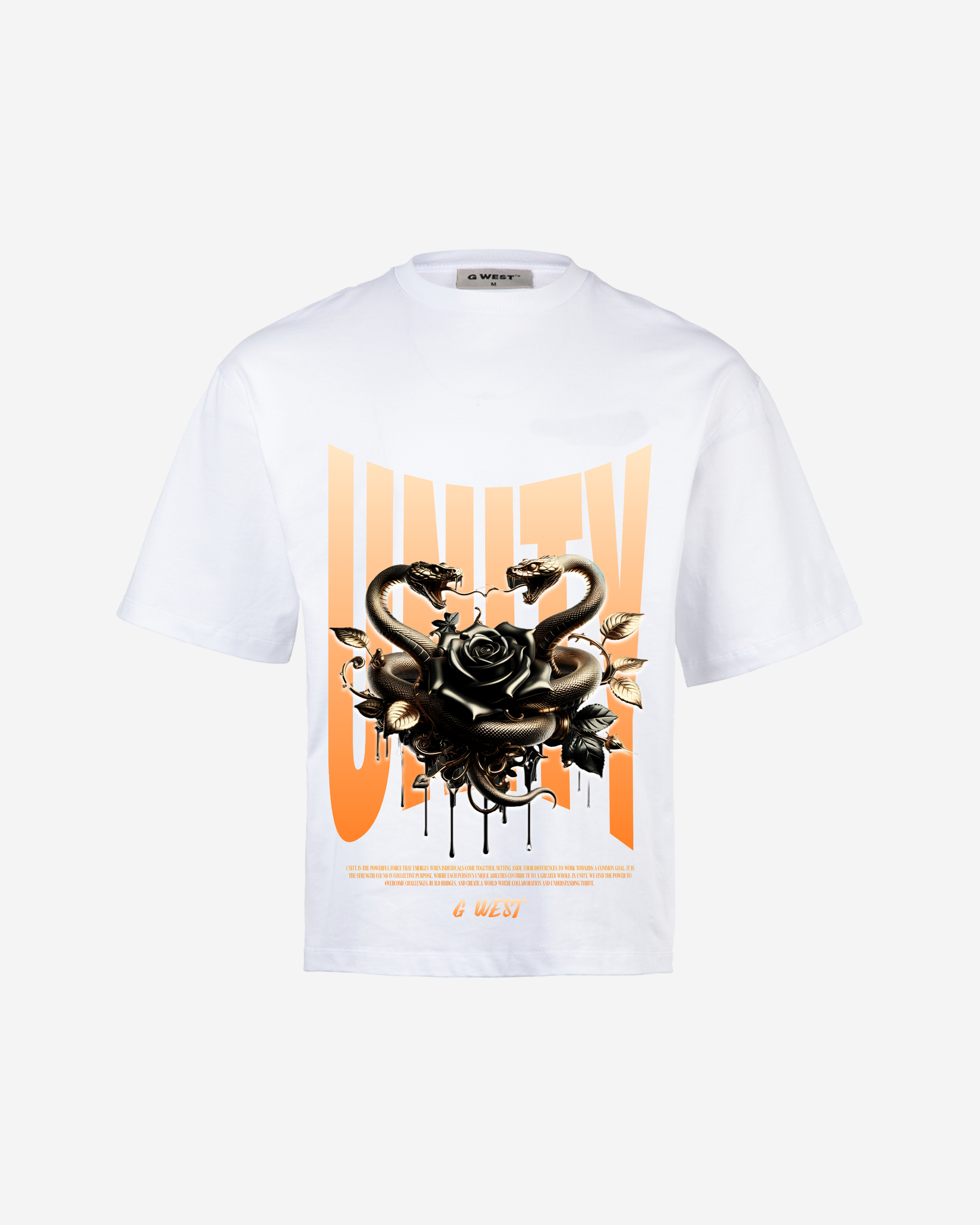 G-WEST UNITY OVERSIZED TEE GWROJMT177 - G West
