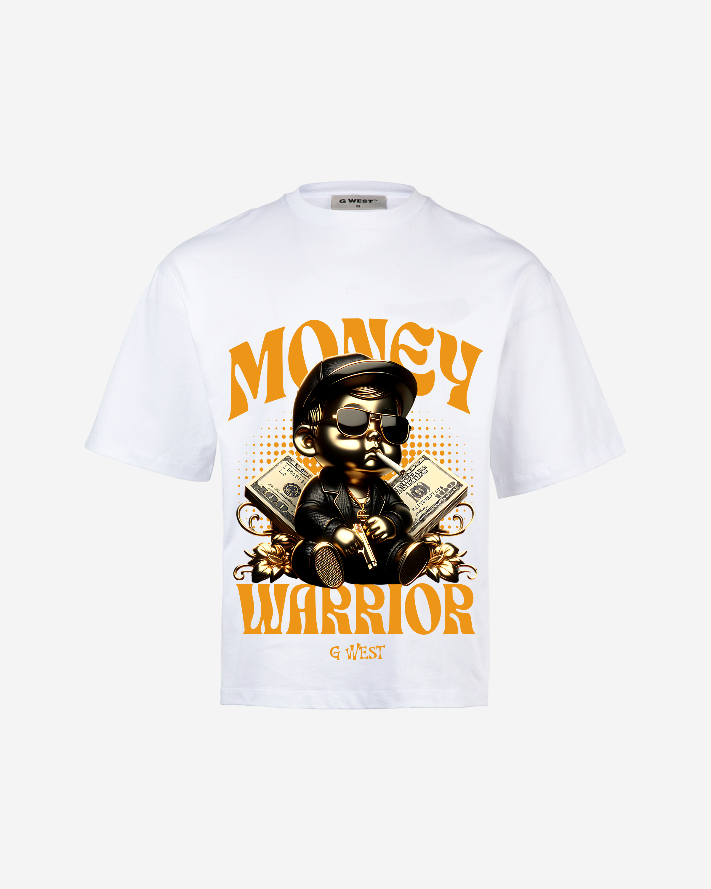 G-WEST MONEY WARRIOR OVERSIZED TEE GWROJMT179 - G West
