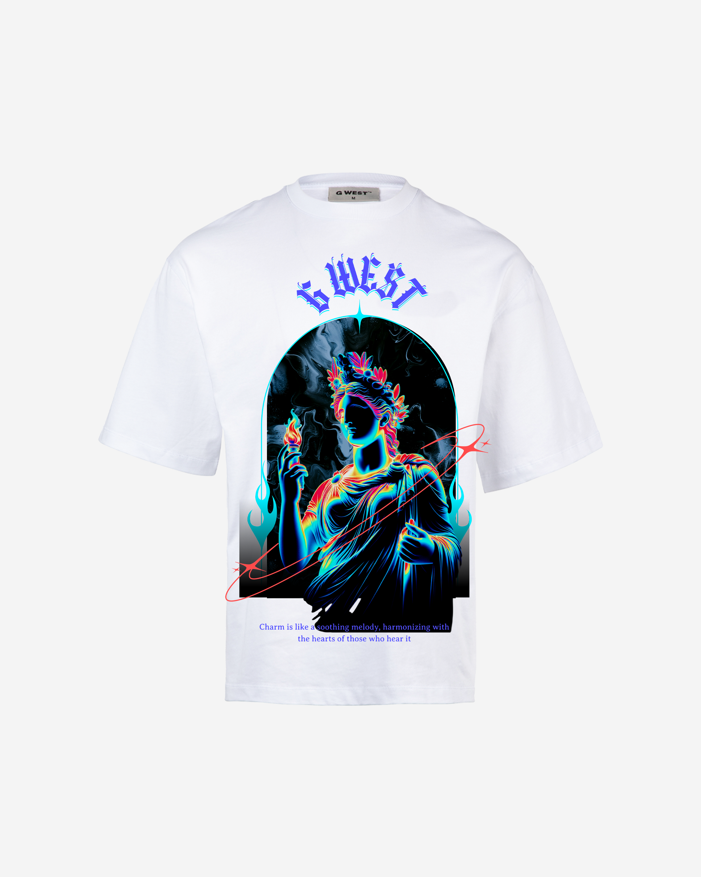 G-WEST OVERSTRESSED OVERSIZED TEE GWROJMT159 - G West