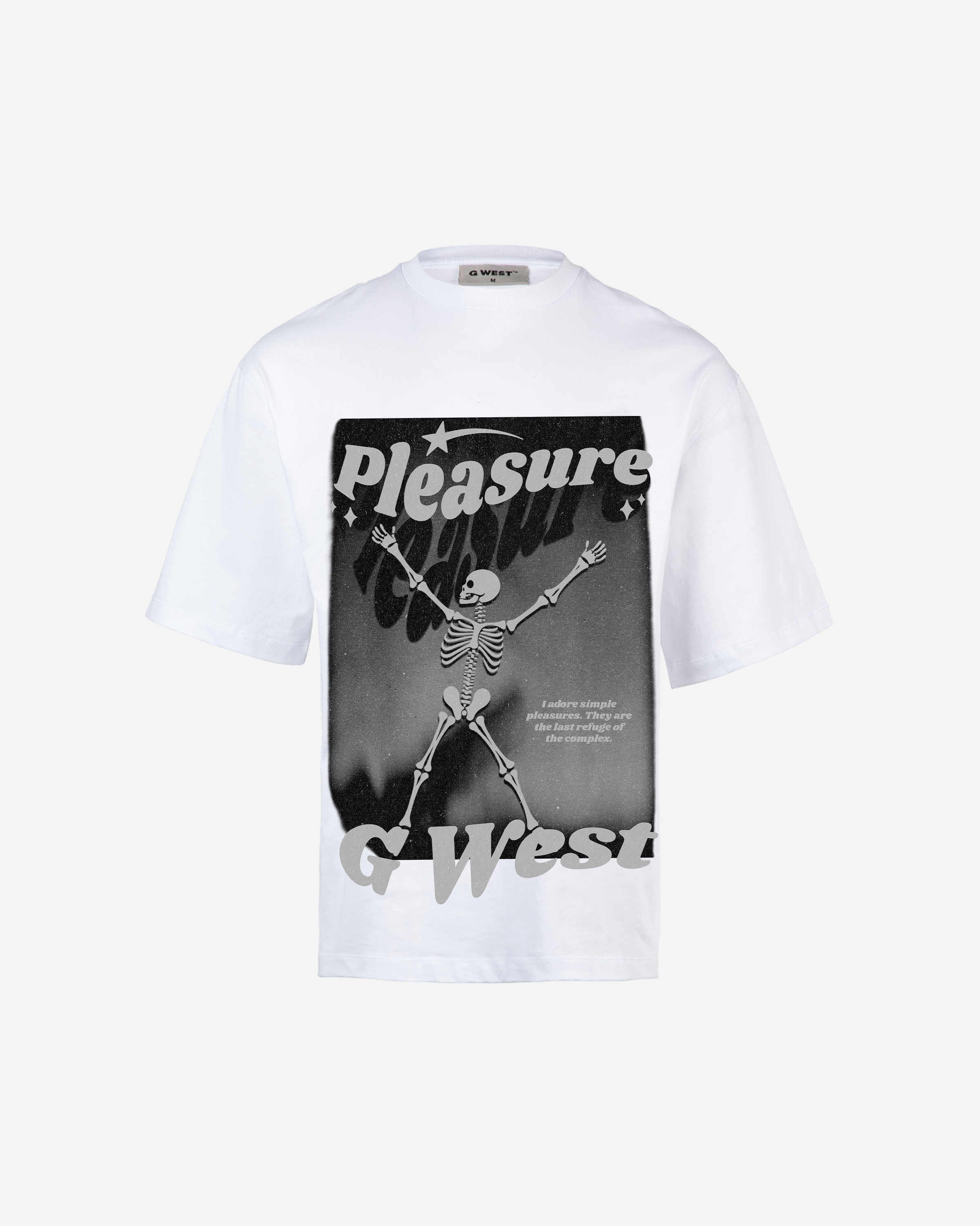 G-WEST PLEASURE OVERSIZED TEE GWROJMT208 - G West