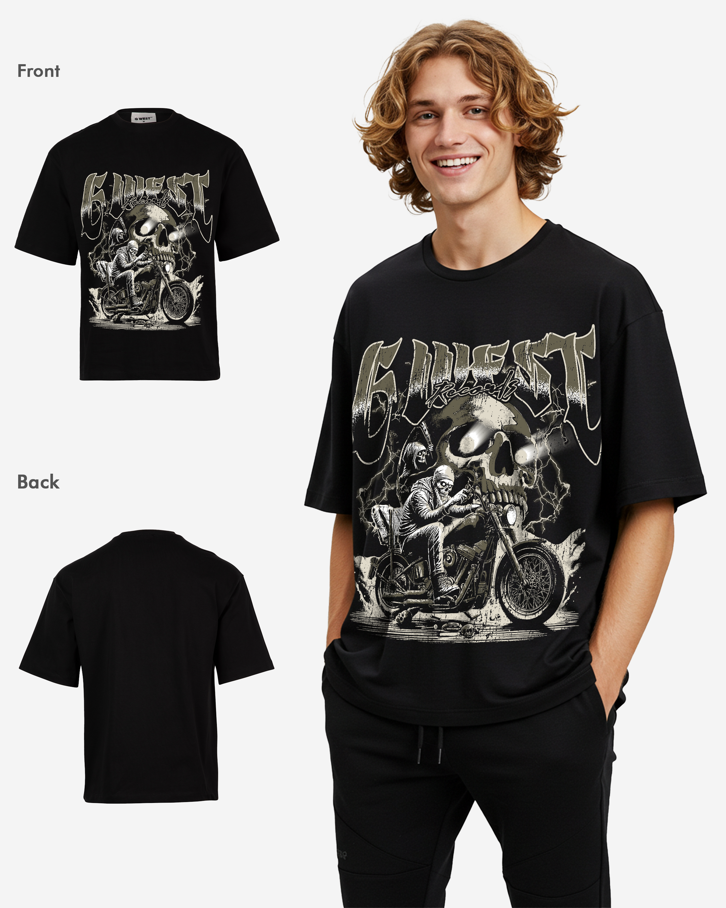 G West Soul Rider Oversized Tee - G West