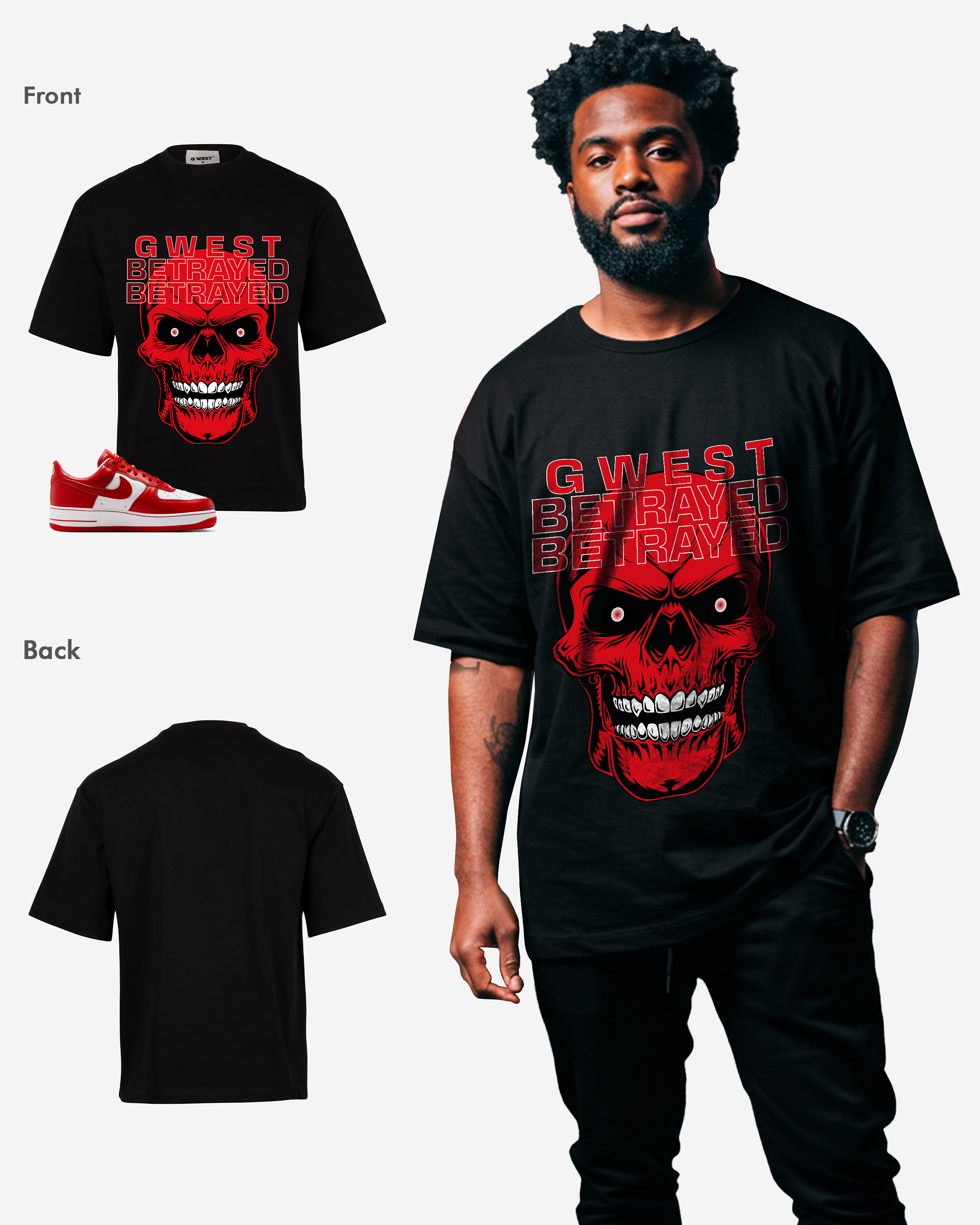 Betrayed Oversized T-Shirt - G West
