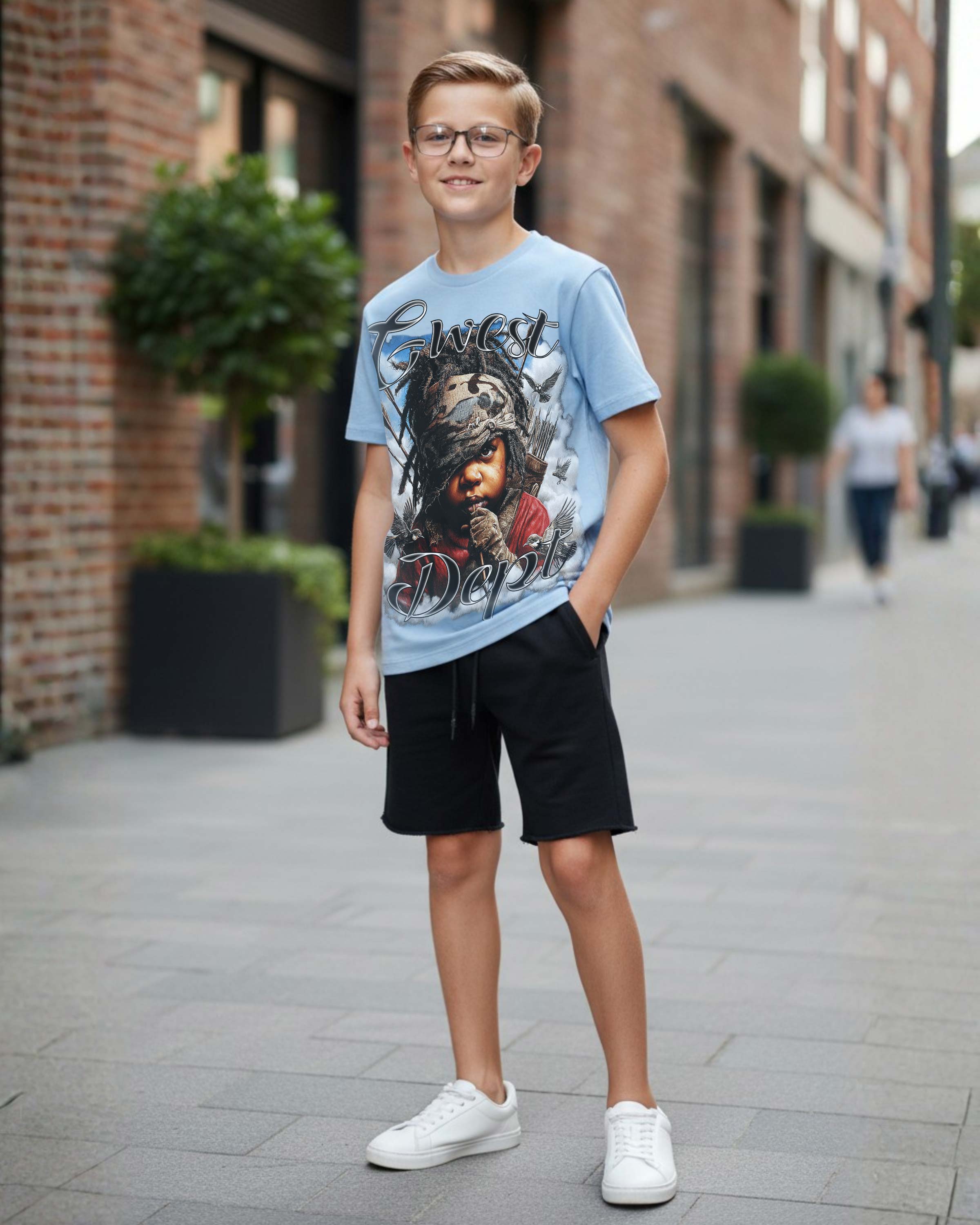G West Scarred Kids T-Shirt - G West