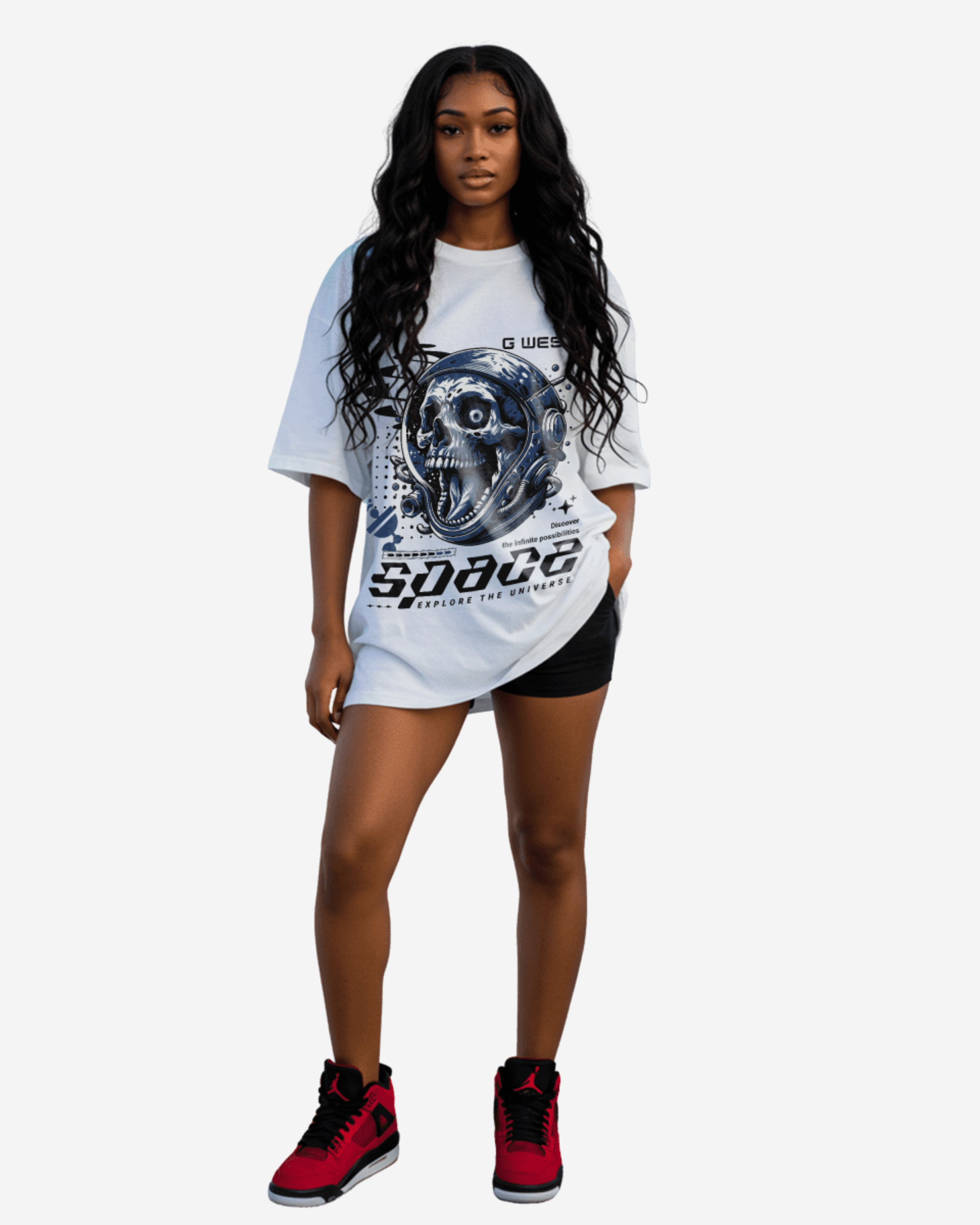 G West Space Oversized Women's T-Shirt