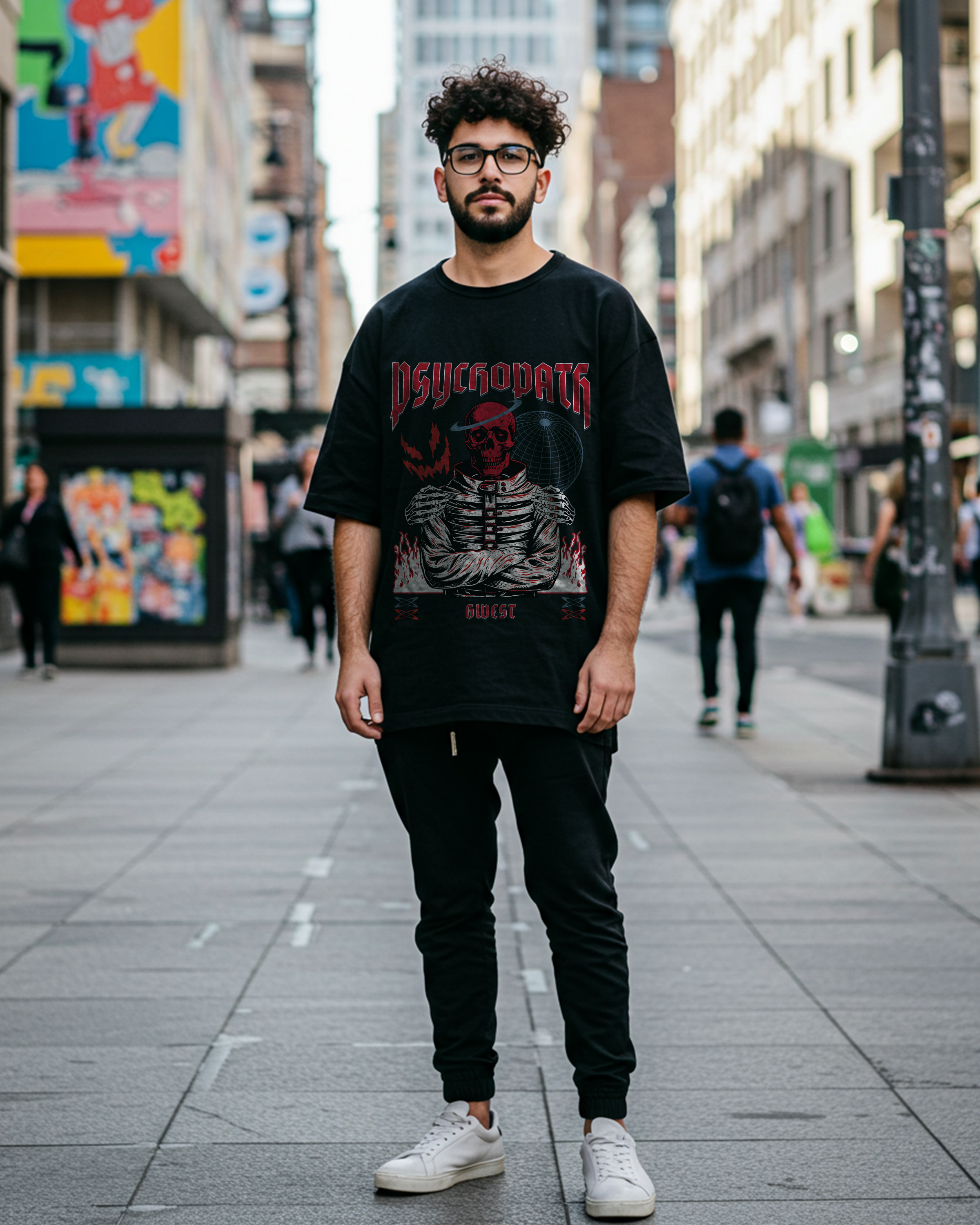 Ghost Supporter Oversized T-Shirt - G West
