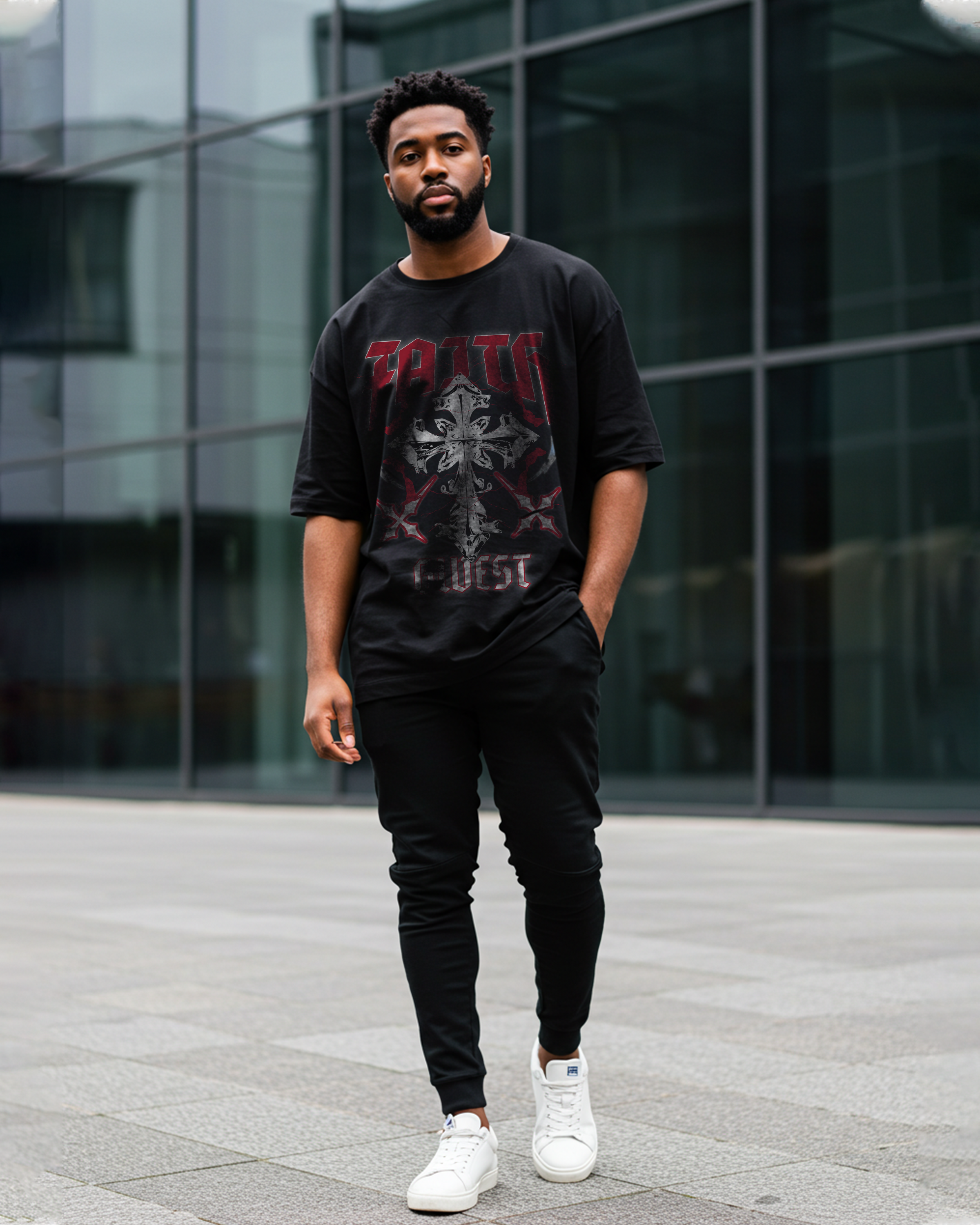 Cross Faith Oversized T-Shirt