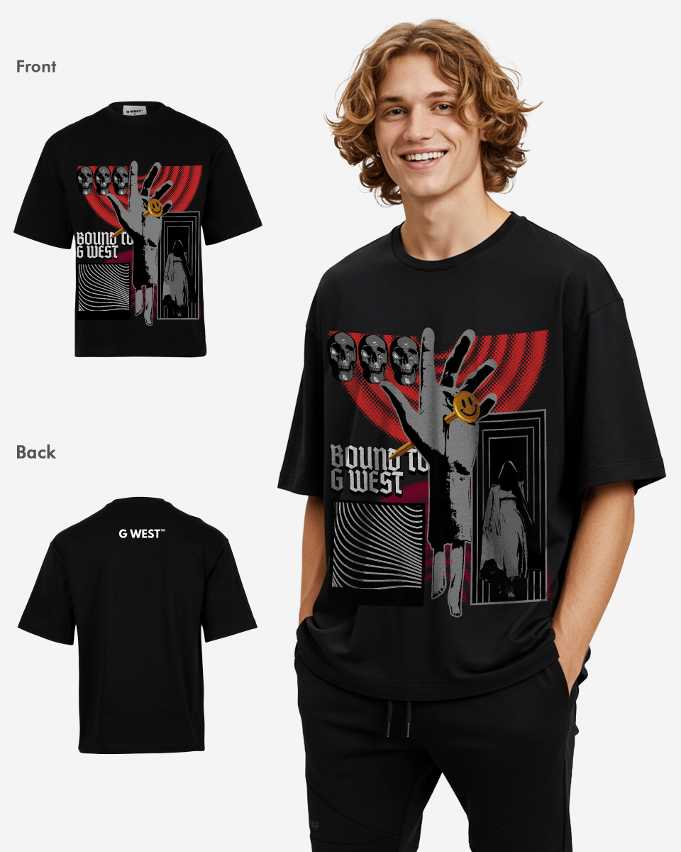 BOUND TO G WEST OVERSIZED TEE GWROJMT46 - G West