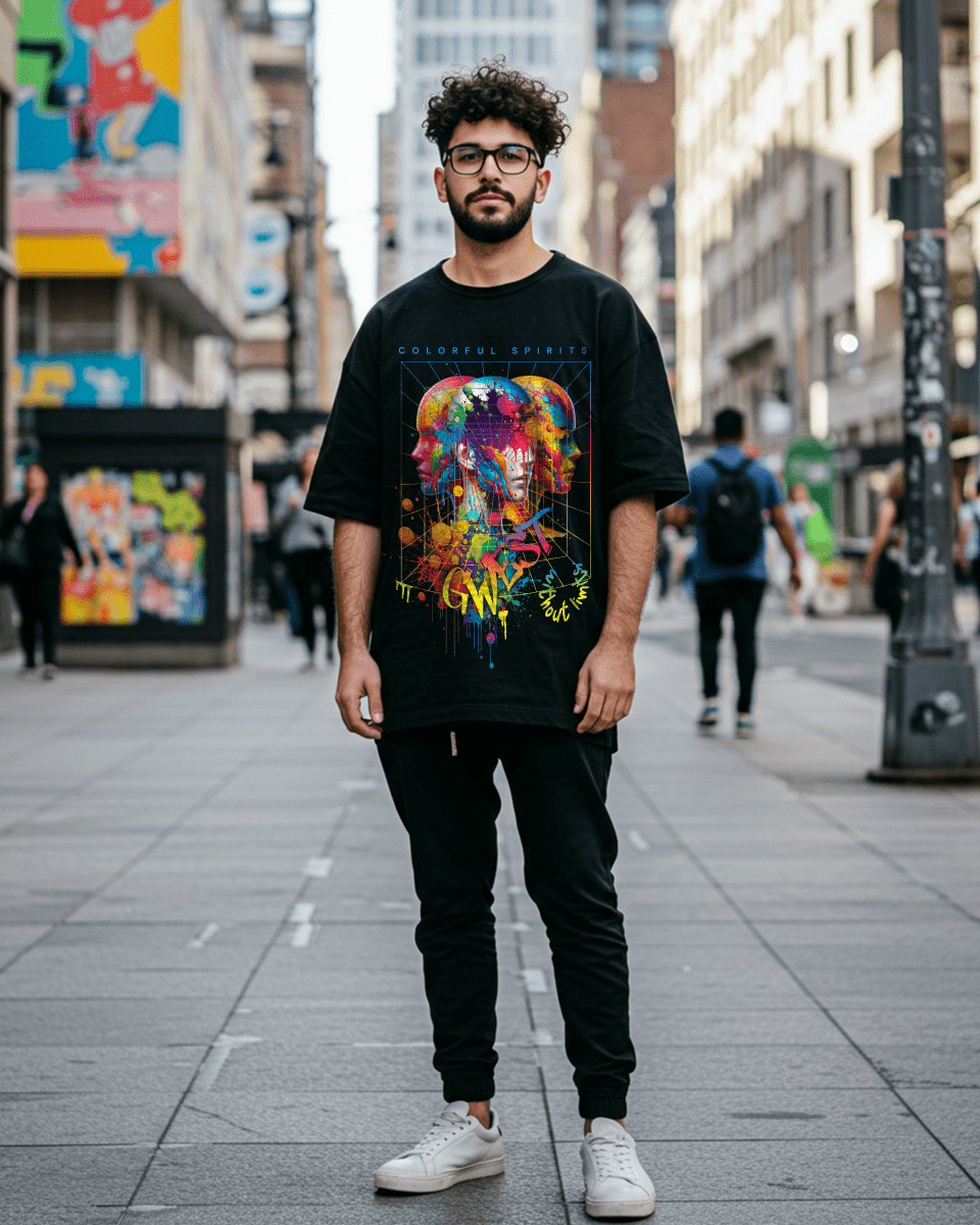 Colorful Spirits Oversized T-Shirt - G West