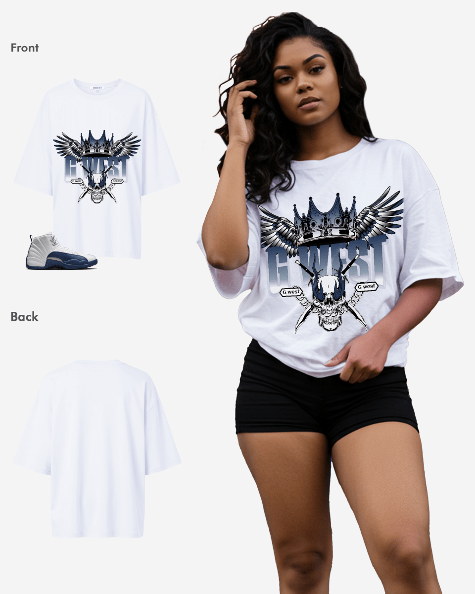 Crown Skull Oversized T-Shirt - G West