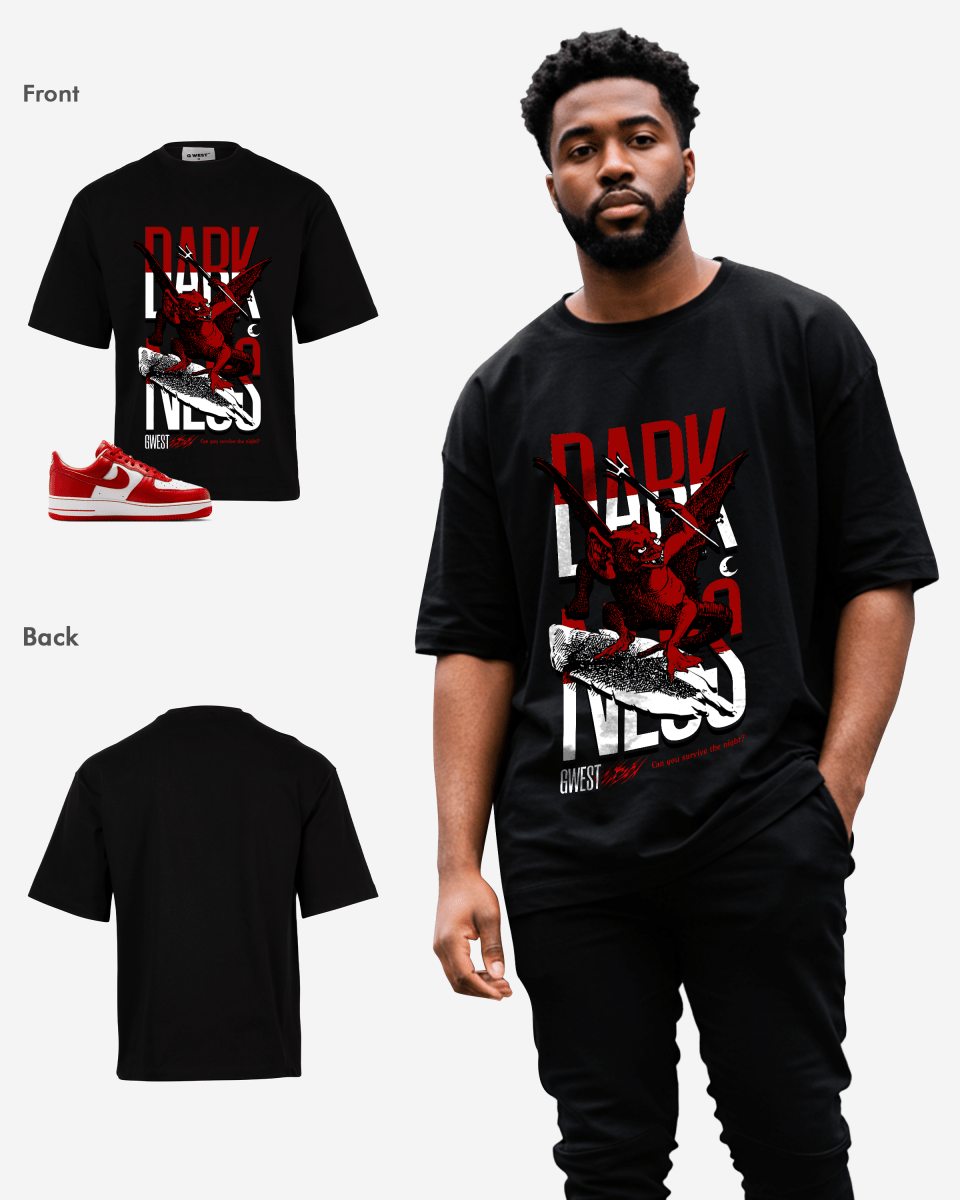 Darkness Awaits Oversized T-Shirt - G West